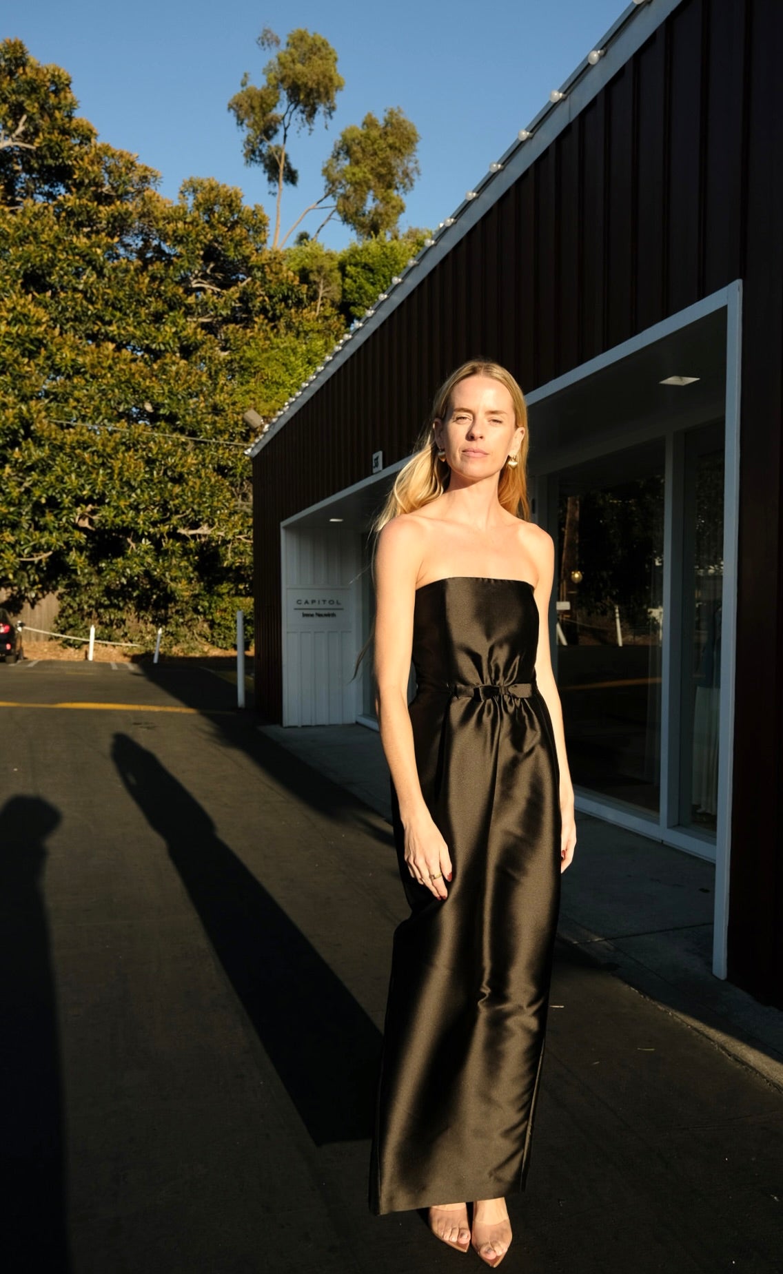 BERNADETTE | STRAPLESS LINETTE DRESS