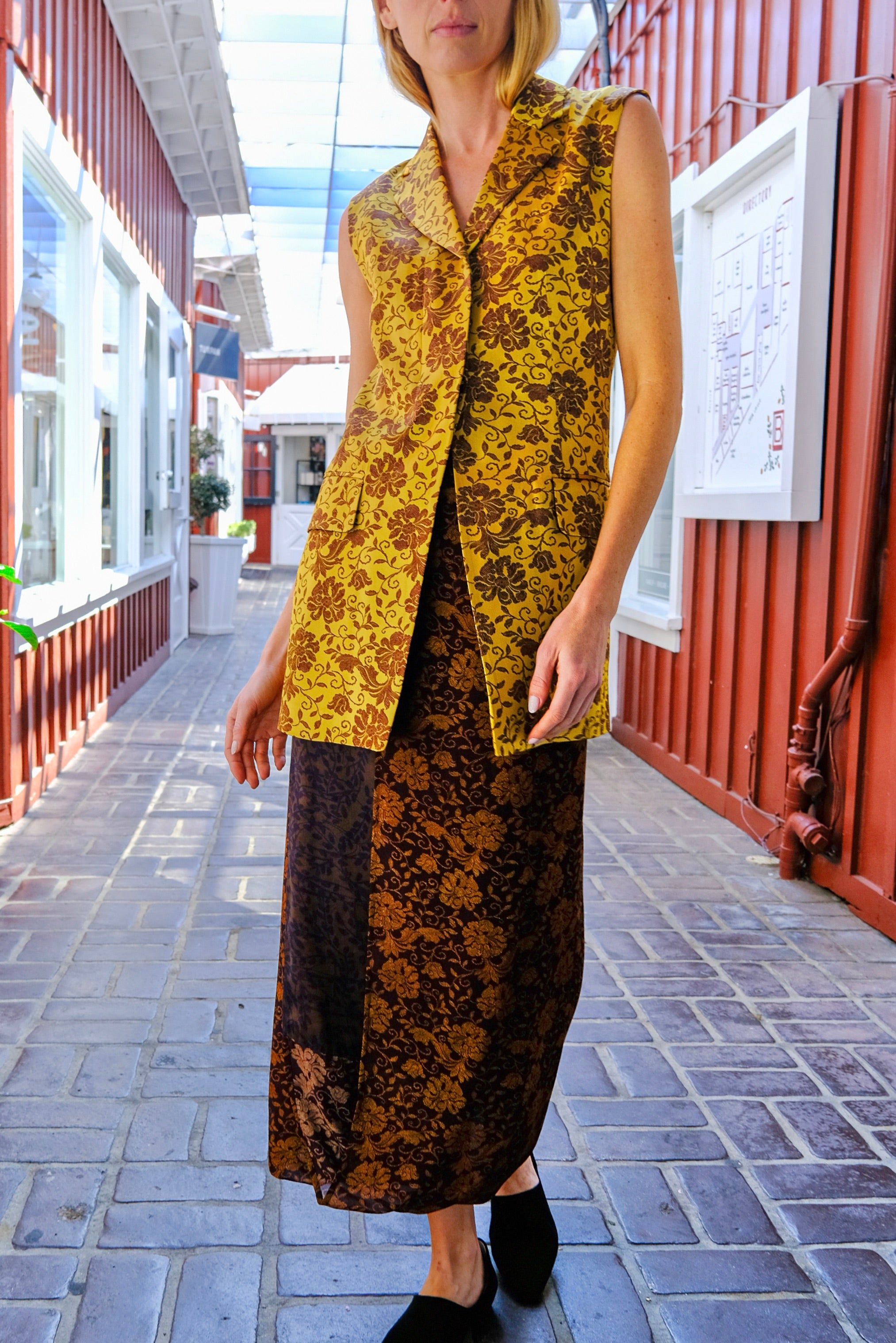 DRIES VAN NOTEN | SLEEVELESS JACQUARD GILET