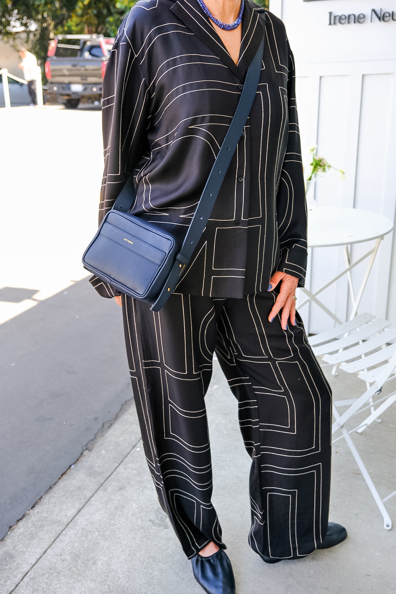 TOTEME | MONOGRAM SILK BOTTOMS