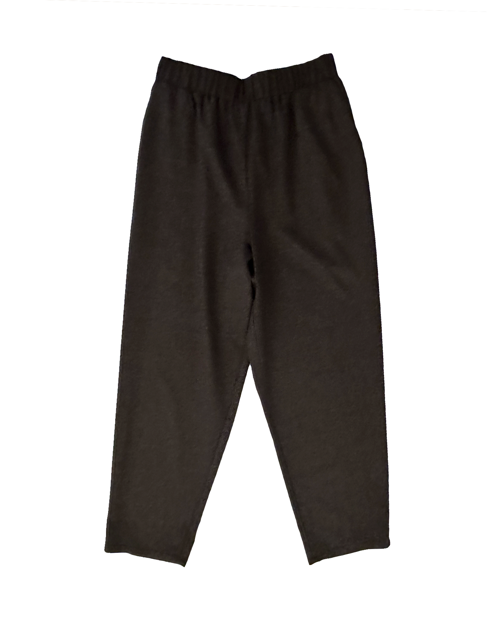 DUSAN | HIGH WAISTED WOOL FLANEL CARROT PANT