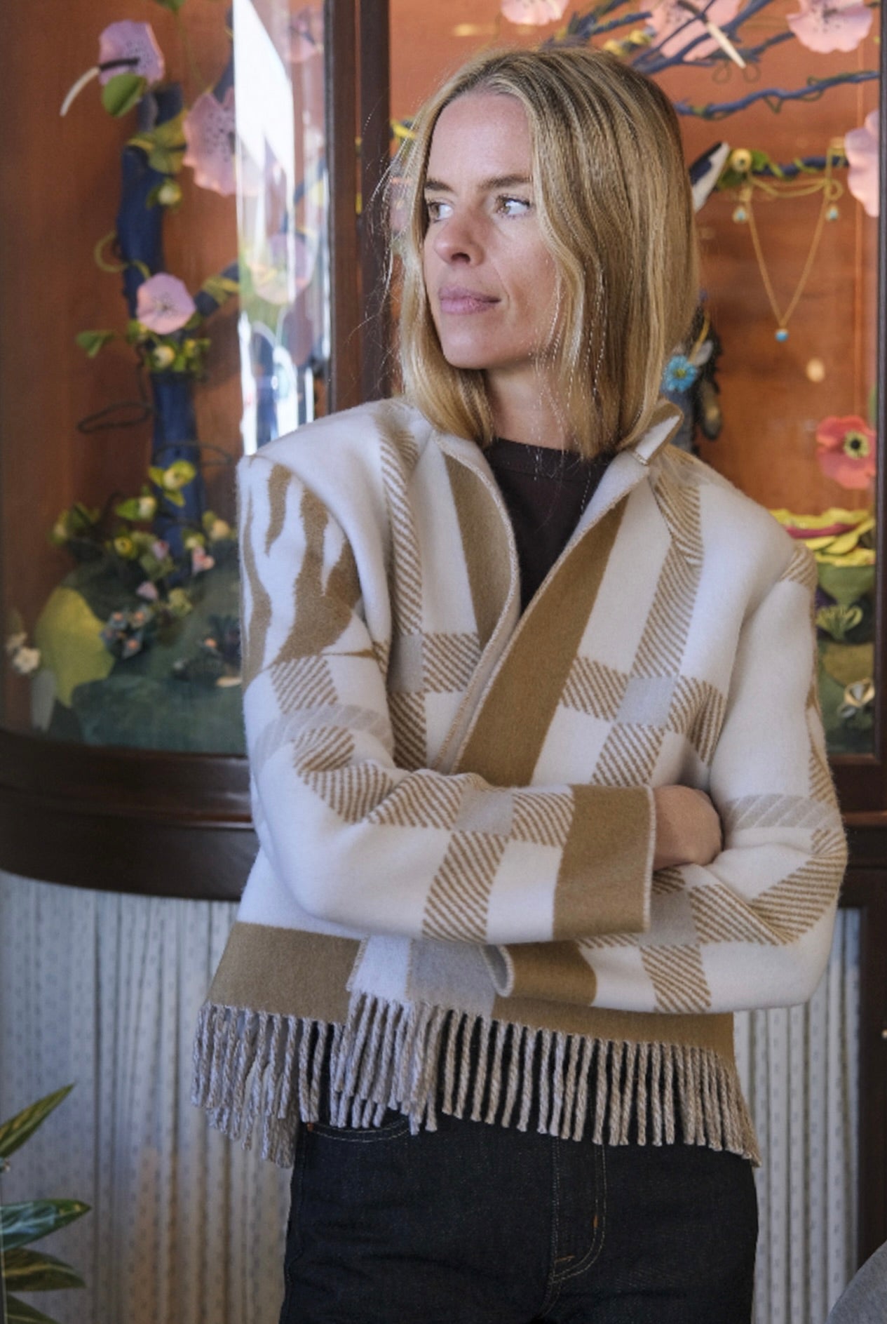 LILY EVE | LONG SLEEVE FRINGE JACKET