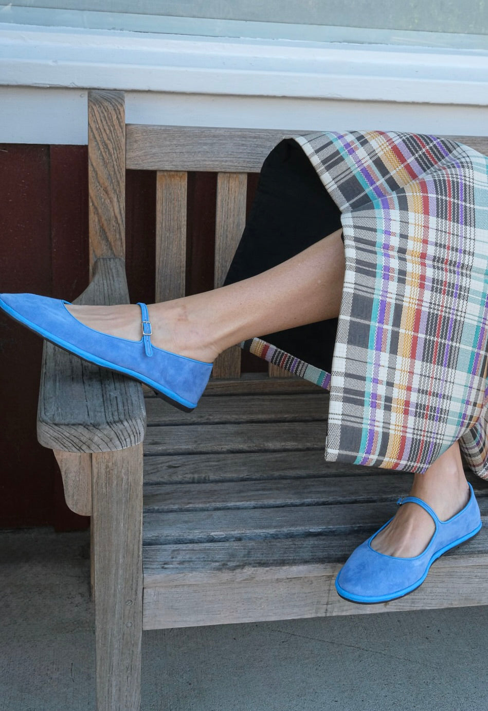 EMME PARSONS | CERULEAN BLUE SUEDE MARY JANE | WOMEN'S LUXURY DESIGNER CLOTHING, SHOES, HANDBAGS & JEWELRY | CAPITOL CHARLOTTE, NC & BRENTWOOD, CA