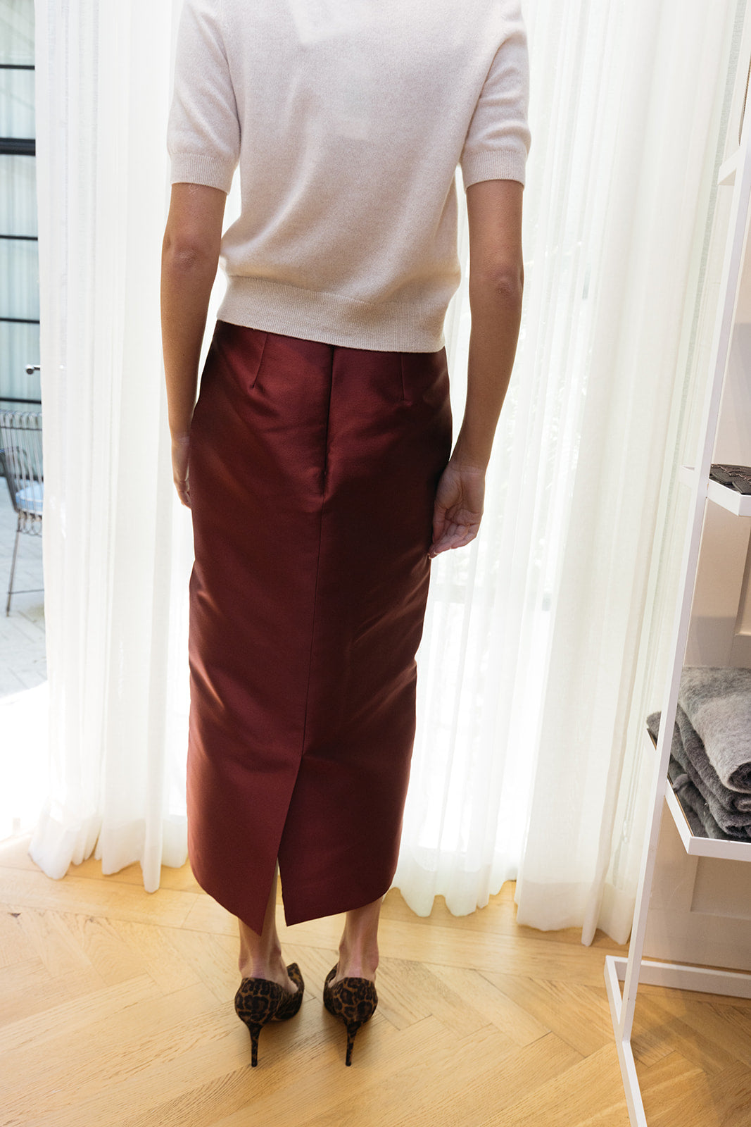 ERDEM | MIKADO MIDI PENCIL SKIRT | WOMEN'S LUXURY DESIGNER CLOTHING, JEWELRY & ACCESSORIES | CAPITOL CHARLOTTE, NC & BRENTWOOD, CA