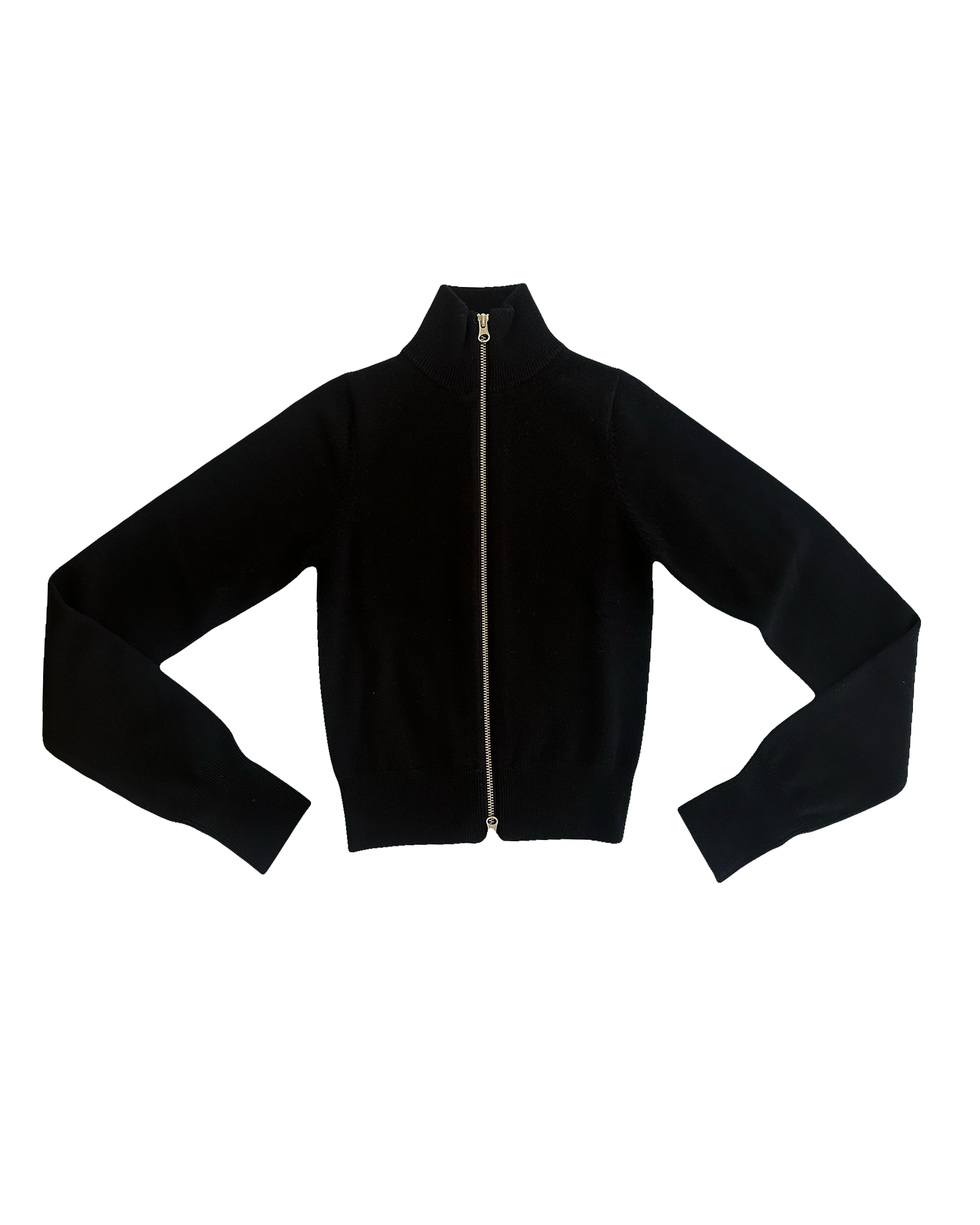 EXTREME CASHMERE | LONG SLEEVE ZIPPED LEMON FITTED KNIT
