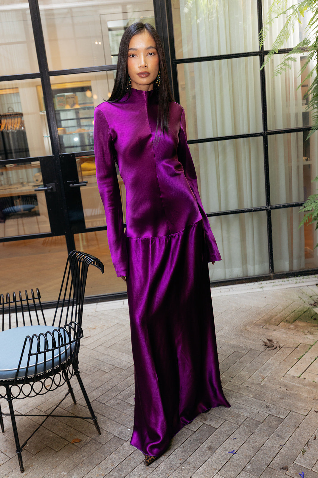 FFORME | MILA BIAS CUT MAXI DRESS