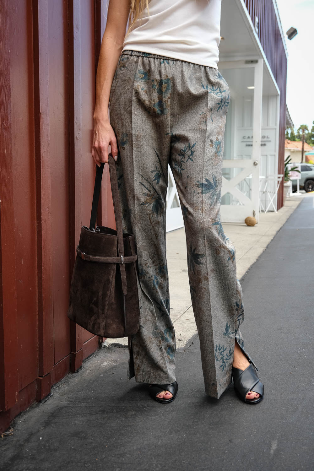 FORTE FORTE | LE BAMBOU SECRET ELASTICATED PANTS | WOMEN'S LUXURY DESIGNER CLOTHING, SHOES, HANDBAGS & JEWELRY | CAPITOL CHARLOTTE, NC & BRENTWOOD, CA