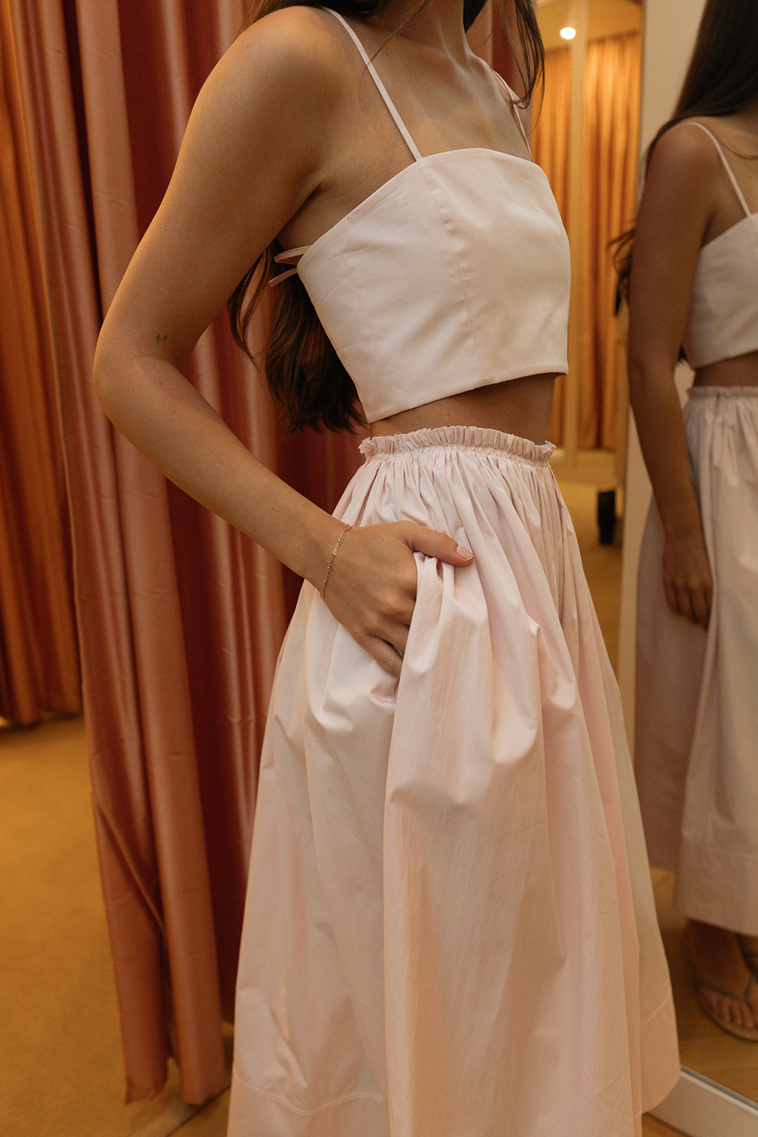 GABRIELA HEARST | NADIR CROP TOP | WOMEN'S LUXURY DESIGNER CLOTHING, SHOES, HANDBAGS & JEWELRY | CAPITOL CHARLOTTE, NC & BRENTWOOD, CA
