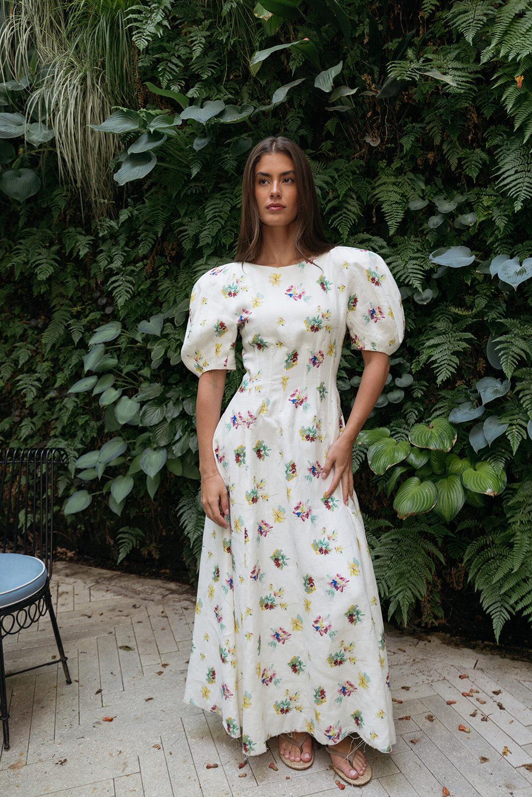 GABRIELA HEARST | PUFF RANYA DRESS | WOMEN'S LUXURY DESIGNER CLOTHING, SHOES, HANDBAGS & JEWELRY | CAPITOL CHARLOTTE, NC & BRENTWOOD, CA
