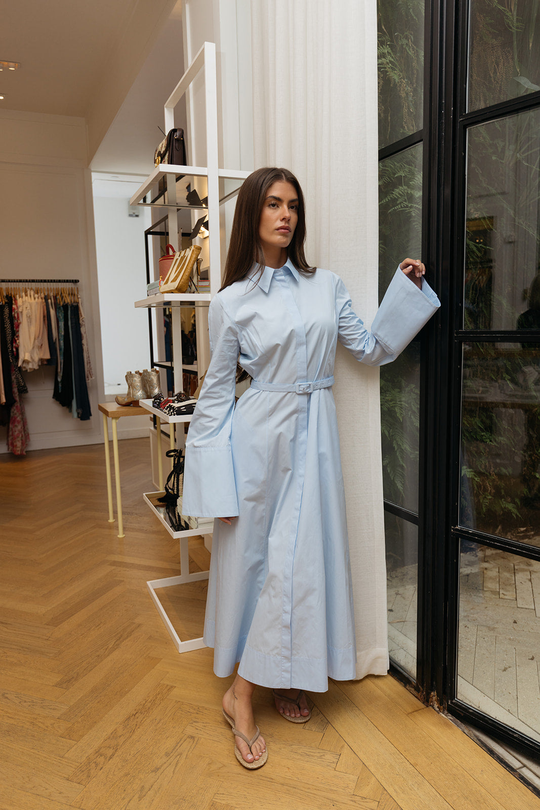 GABRIELA HEARST | CARMINA CO SHIRTDRESS | WOMEN'S LUXURY DESIGNER CLOTHING, SHOES, HANDBAGS & JEWELRY | CAPITOL CHARLOTTE, NC & BRENTWOOD, CA