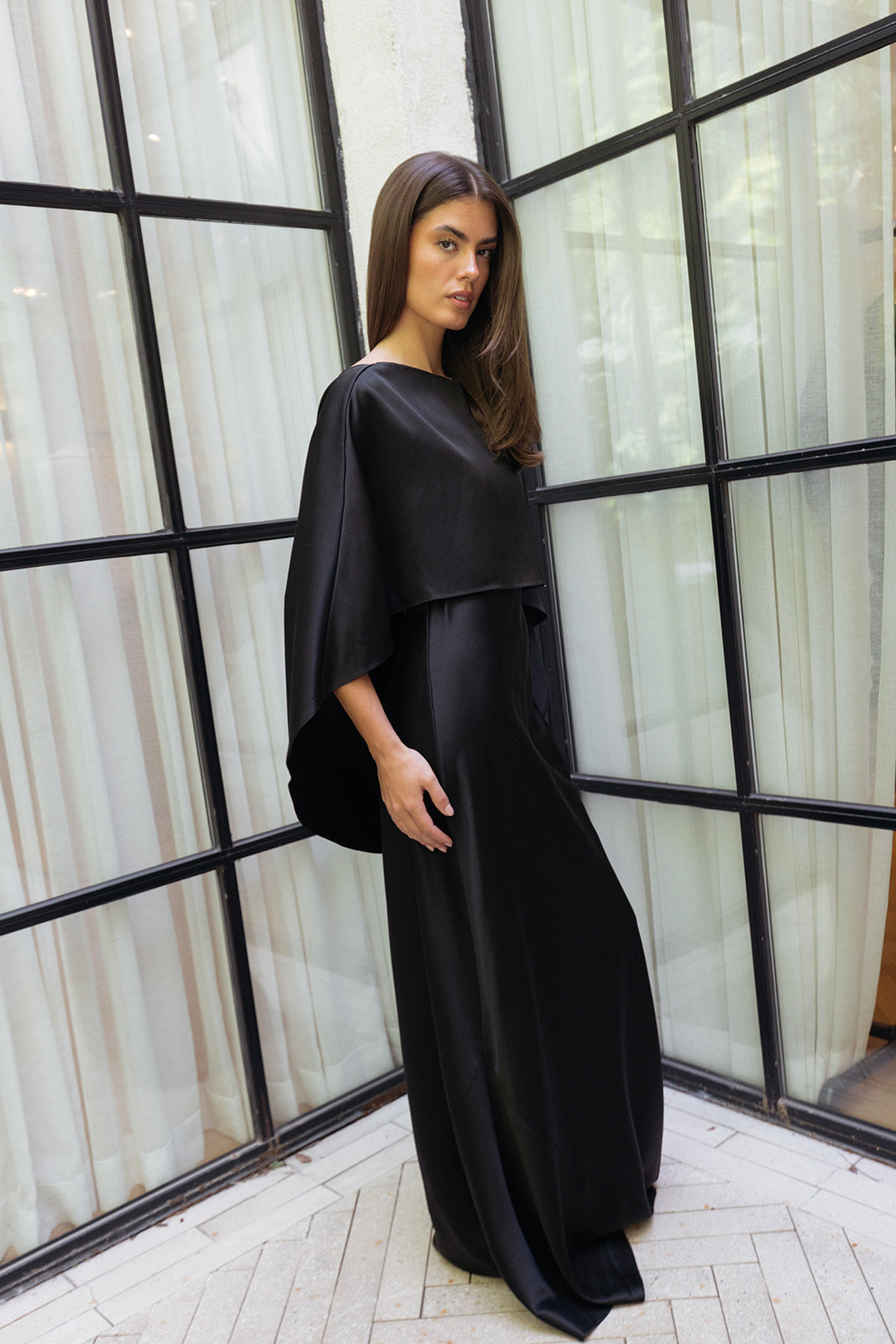 HEIRLOME | ANNA OPEN BACK GOWN | WOMEN'S LUXURY DESIGNER CLOTHING, JEWELRY & ACCESSORIES | CAPITOL CHARLOTTE, NC & BRENTWOOD, CA