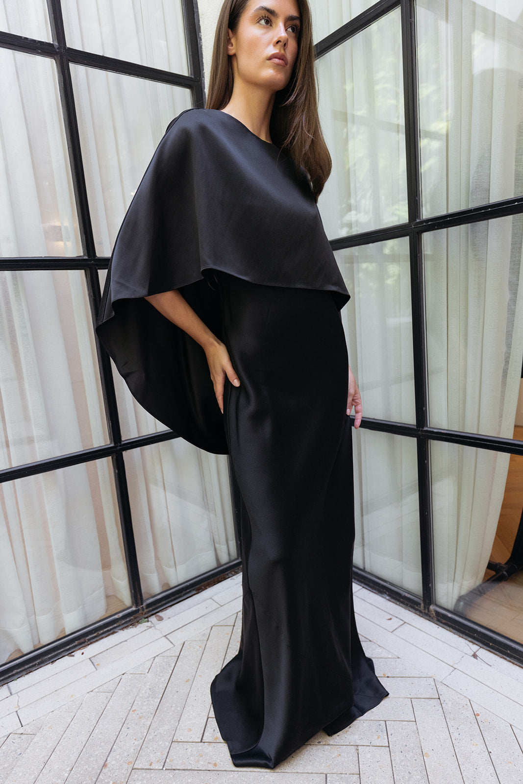 HEIRLOME | ANNA OPEN BACK GOWN | WOMEN'S LUXURY DESIGNER CLOTHING, JEWELRY & ACCESSORIES | CAPITOL CHARLOTTE, NC & BRENTWOOD, CA