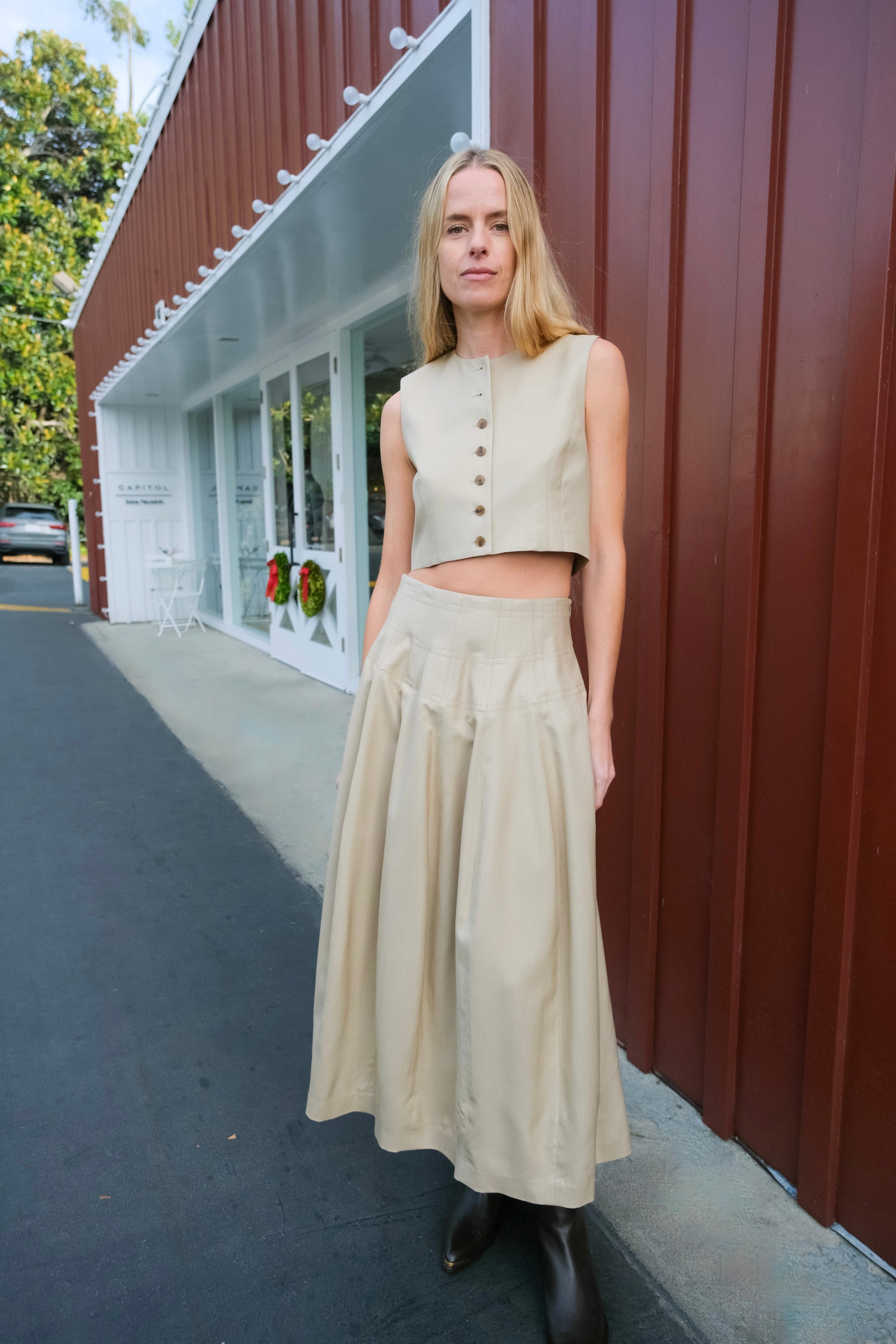 HEIRLOME | SILK ESTEFANIA SKIRT | WOMEN'S LUXURY DESIGNER CLOTHING, SHOES, HANDBAGS & JEWELRY | CAPITOL CHARLOTTE, NC & BRENTWOOD, CA