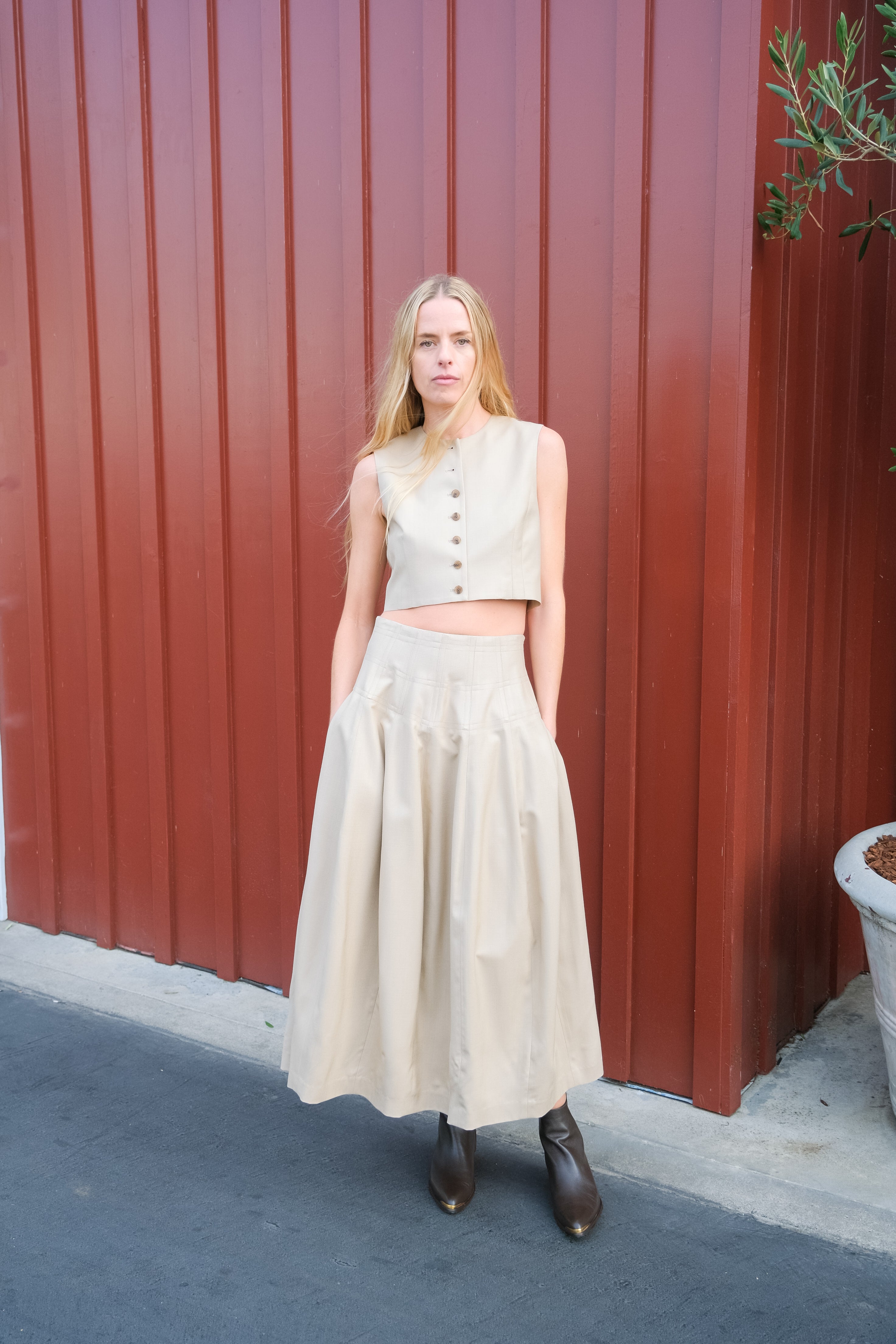 HEIRLOME | SILK ESTEFANIA SKIRT | WOMEN'S LUXURY DESIGNER CLOTHING, SHOES, HANDBAGS & JEWELRY | CAPITOL CHARLOTTE, NC & BRENTWOOD, CA