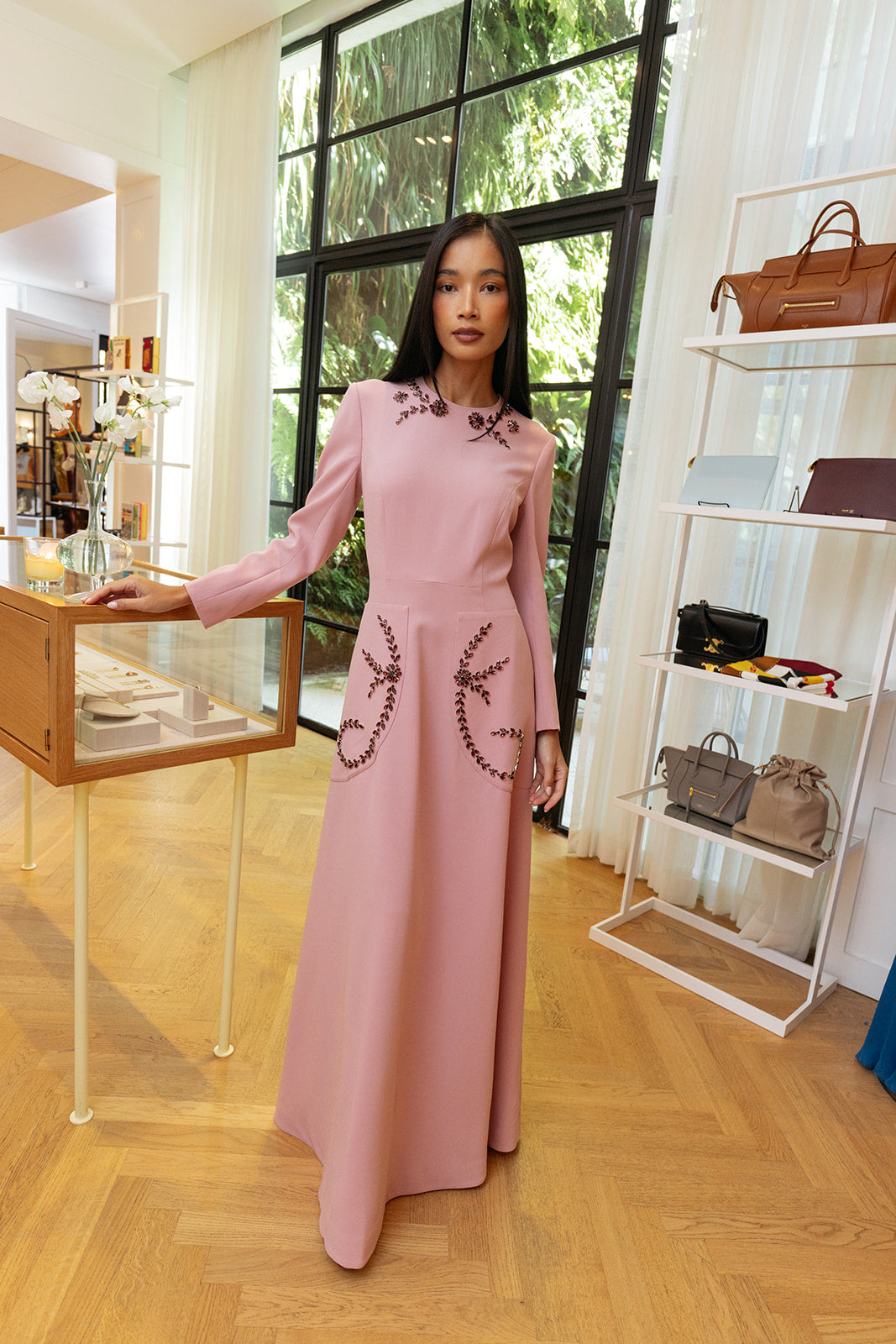 HUISHAN ZHANG | EDDIE GOWN | WOMEN'S LUXURY DESIGNER CLOTHING, SHOES, HANDBAGS & JEWELRY | CAPITOL CHARLOTTE, NC & BRENTWOOD, CA
