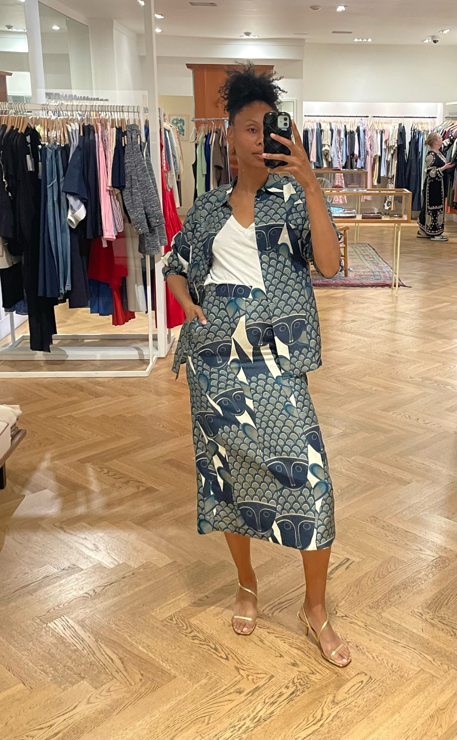 HEIRLOME | LEXI PRINTED MIDI SKIRT