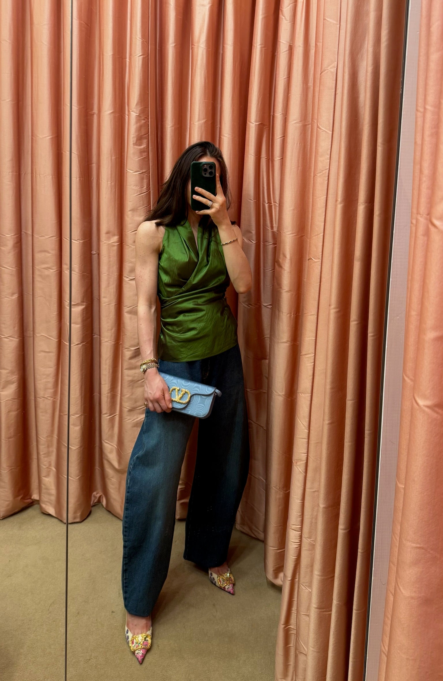 PETER COHEN | SLEEVELESS VEST WRAP TOP
