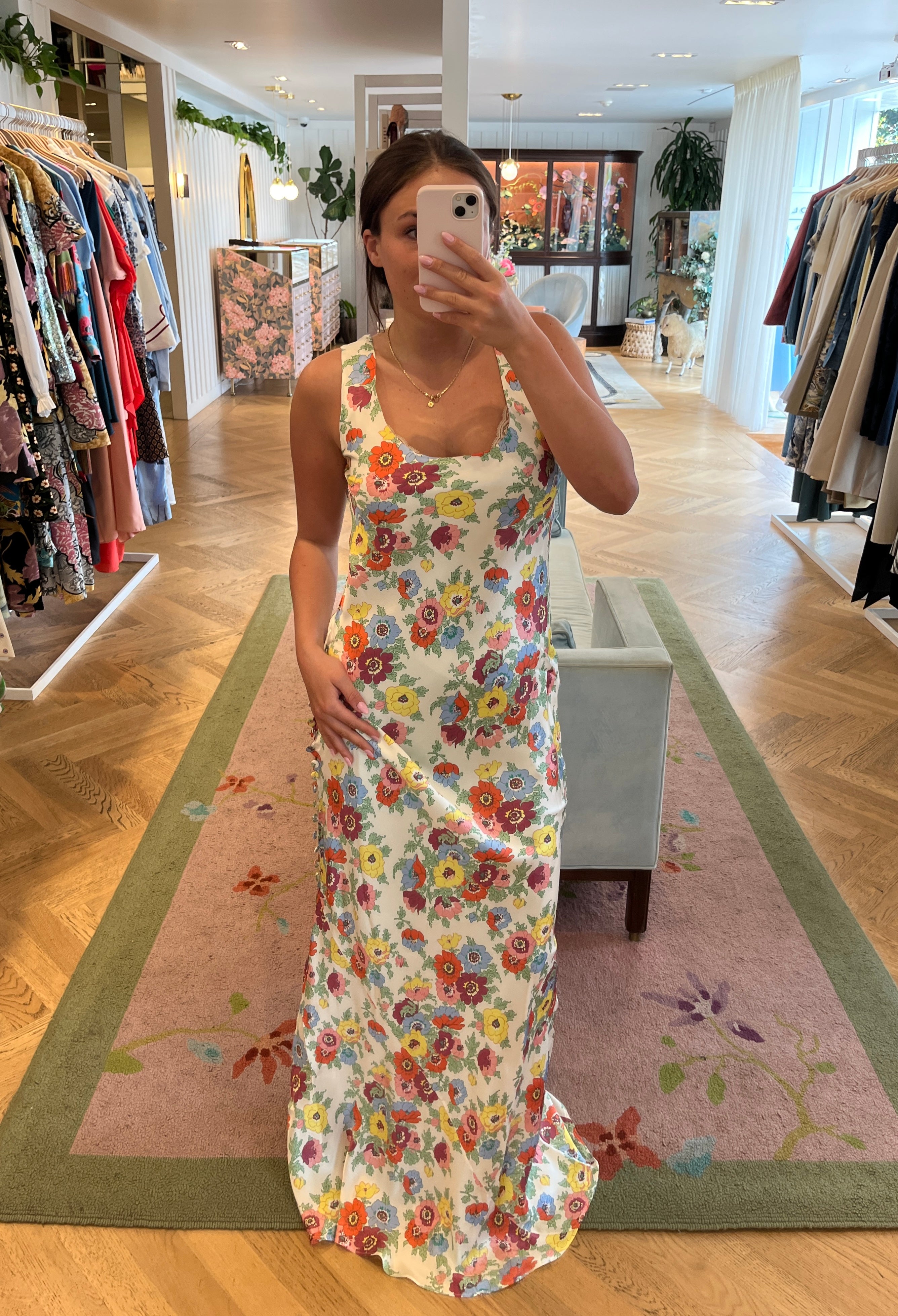 ALIX OF BOHEMIA | ADELE SILK WILDFLOWER MAXI DRESS