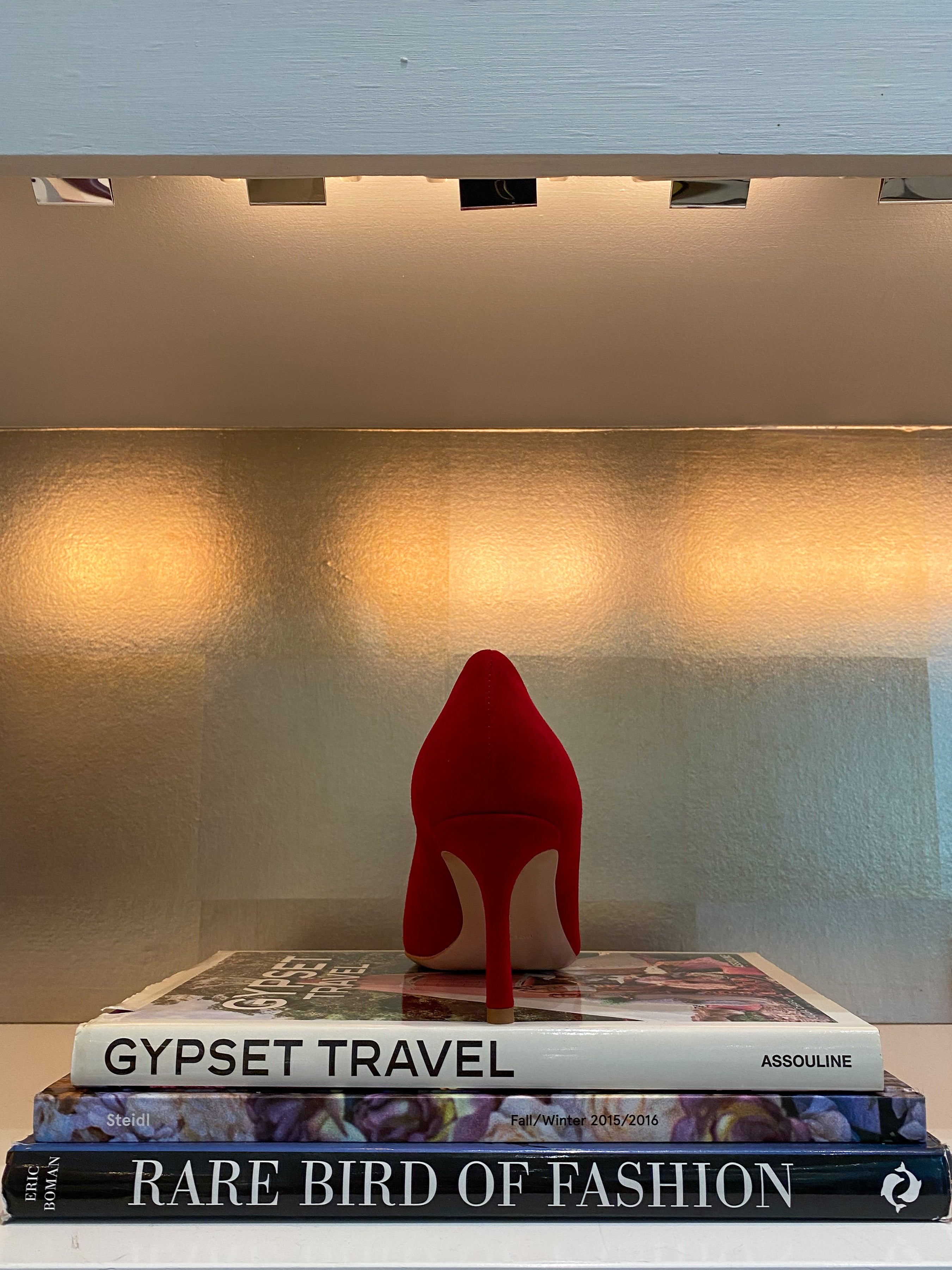 MARION PARKE | CLASSIC RED SUEDE PUMP