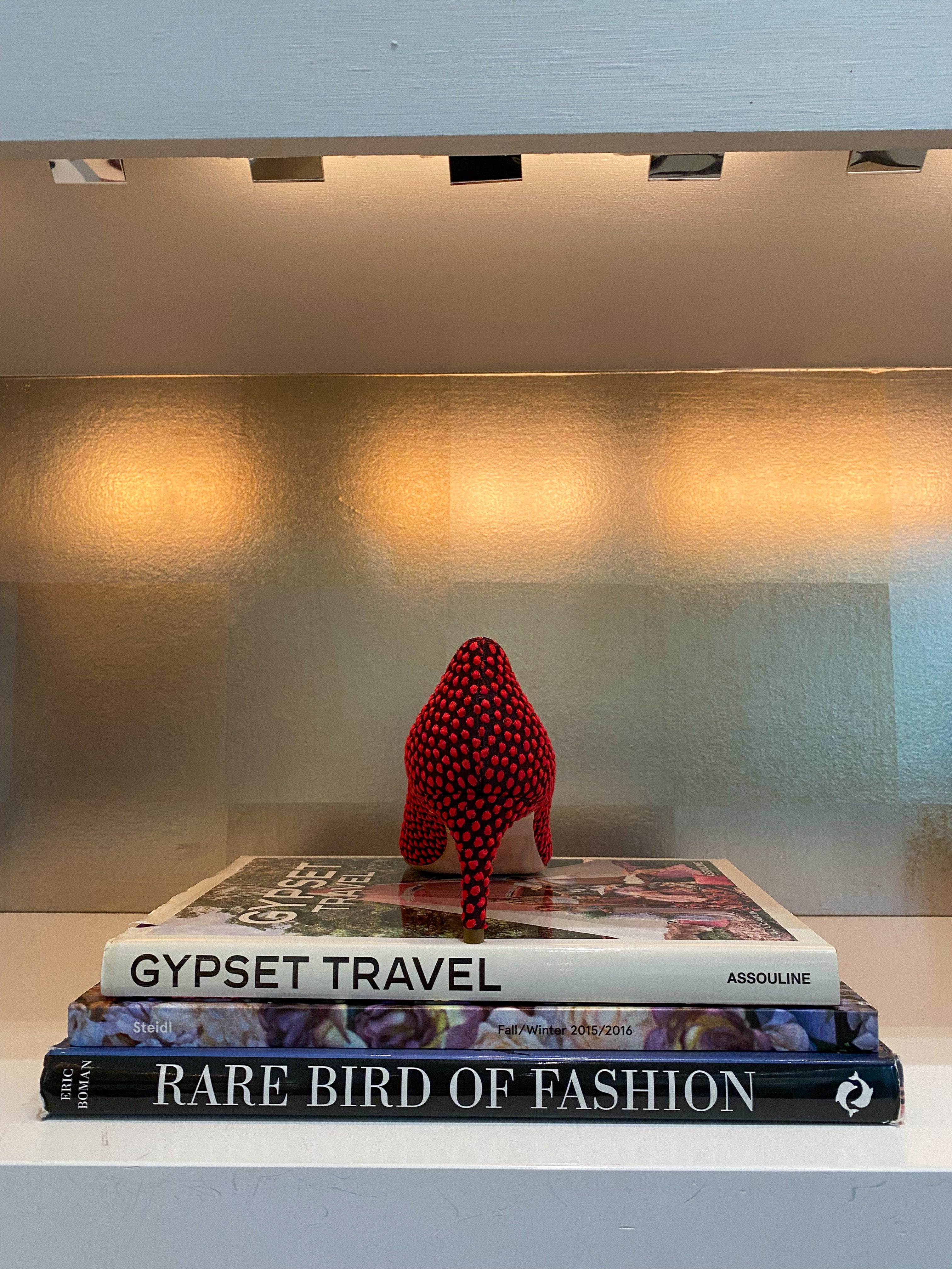 RUPERT SANDERSON | NORA POLKA RED PUMP