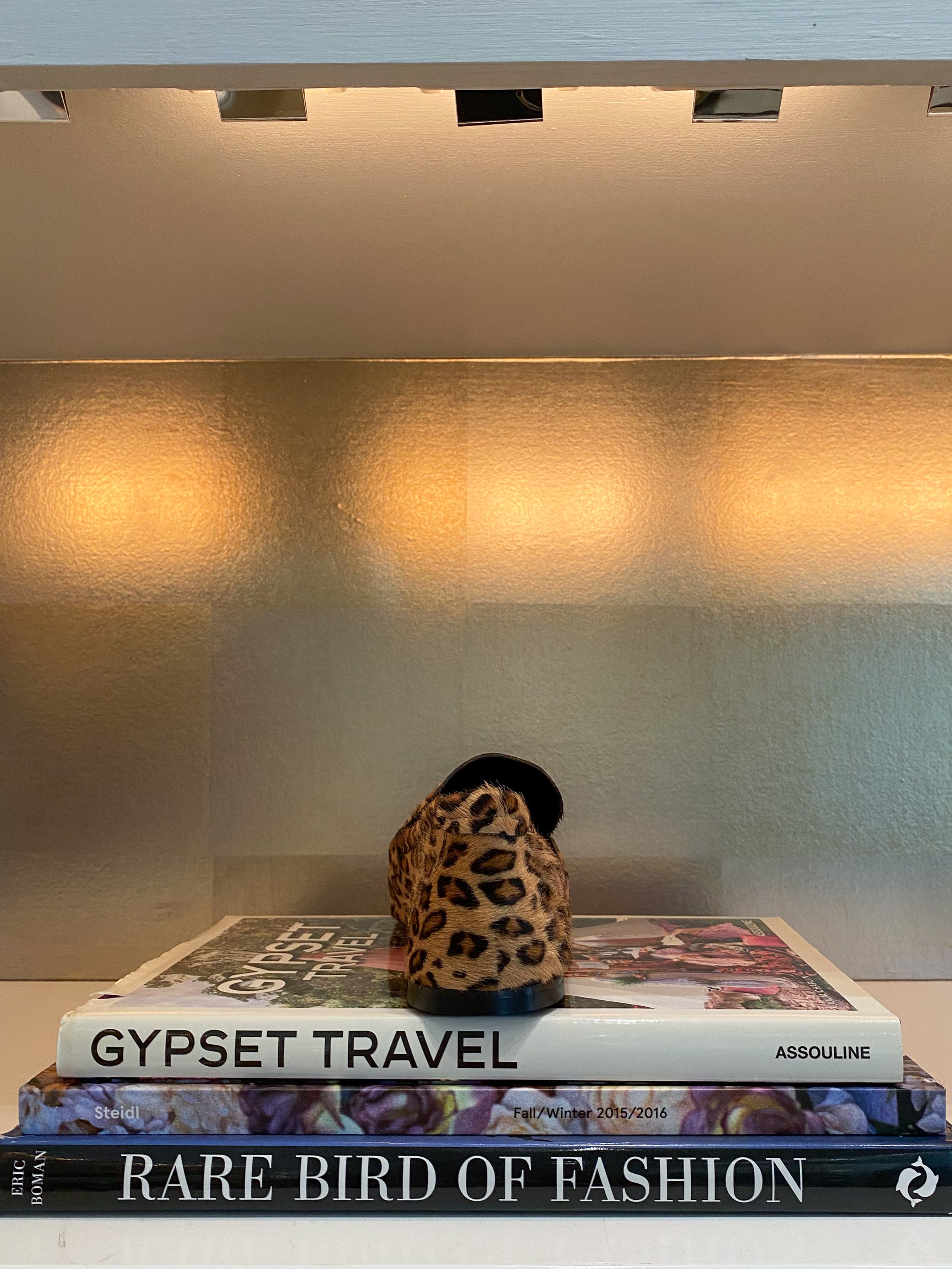 JAMIE HALLER | PONYHAIR LEOPARD PENNY LOAFER