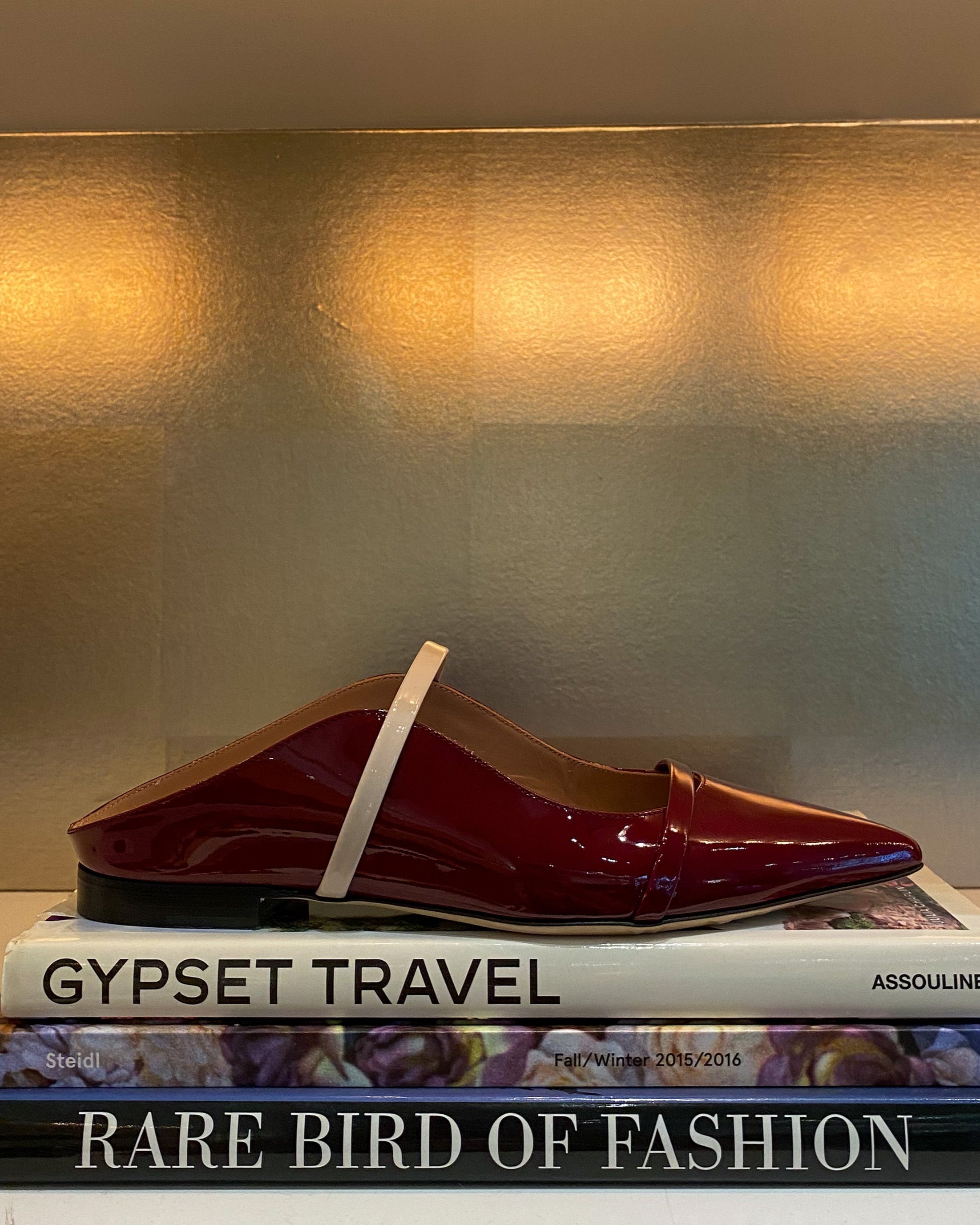 MALONE SOULIERS | PATENT MAUREEN FLAT