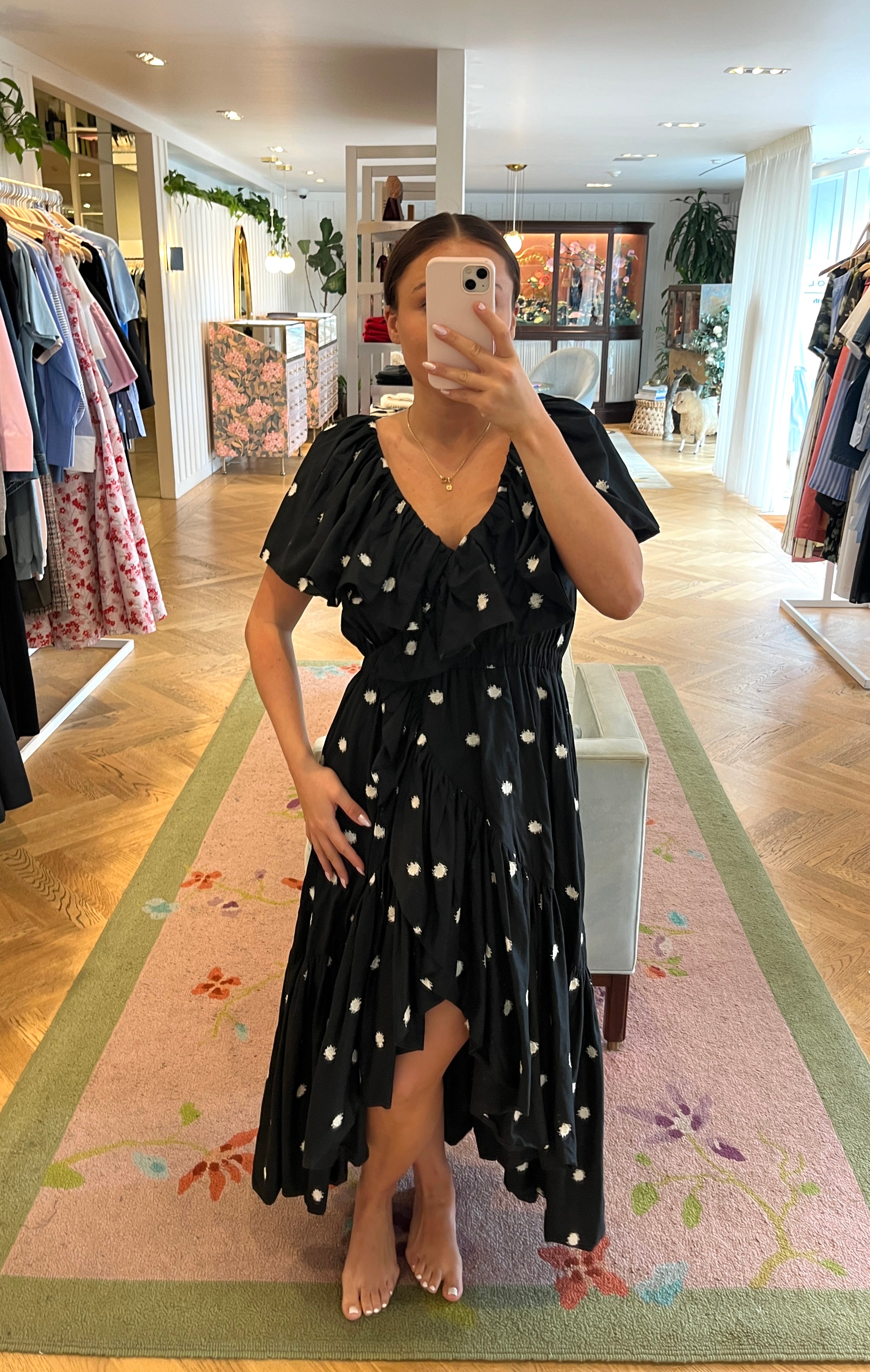 MERLETTE | FLUTTER LORIS MIDI DRESS