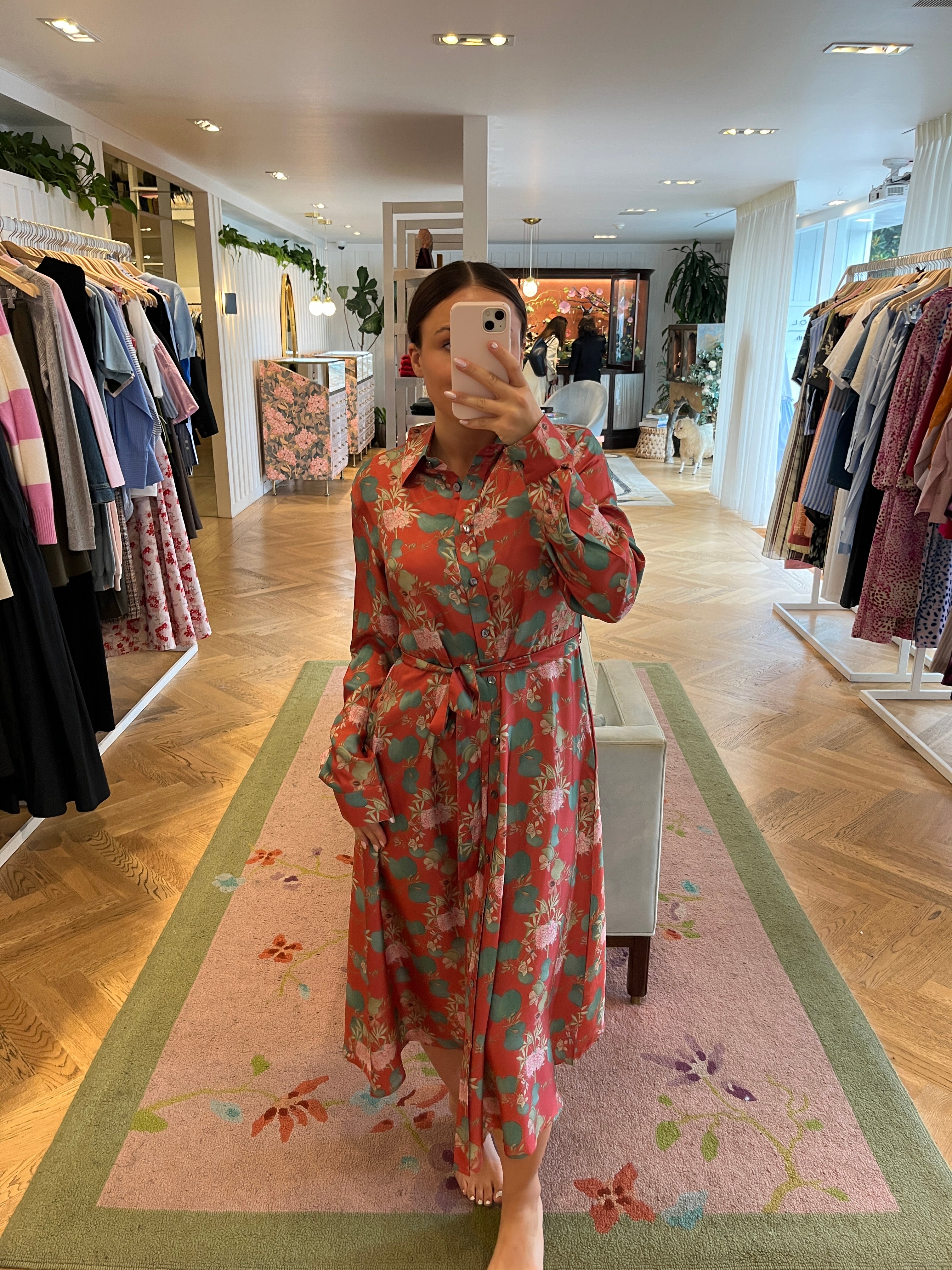 EMPORIO SIRENUSE | DRAGONFLY SILK SHIRTDRESS