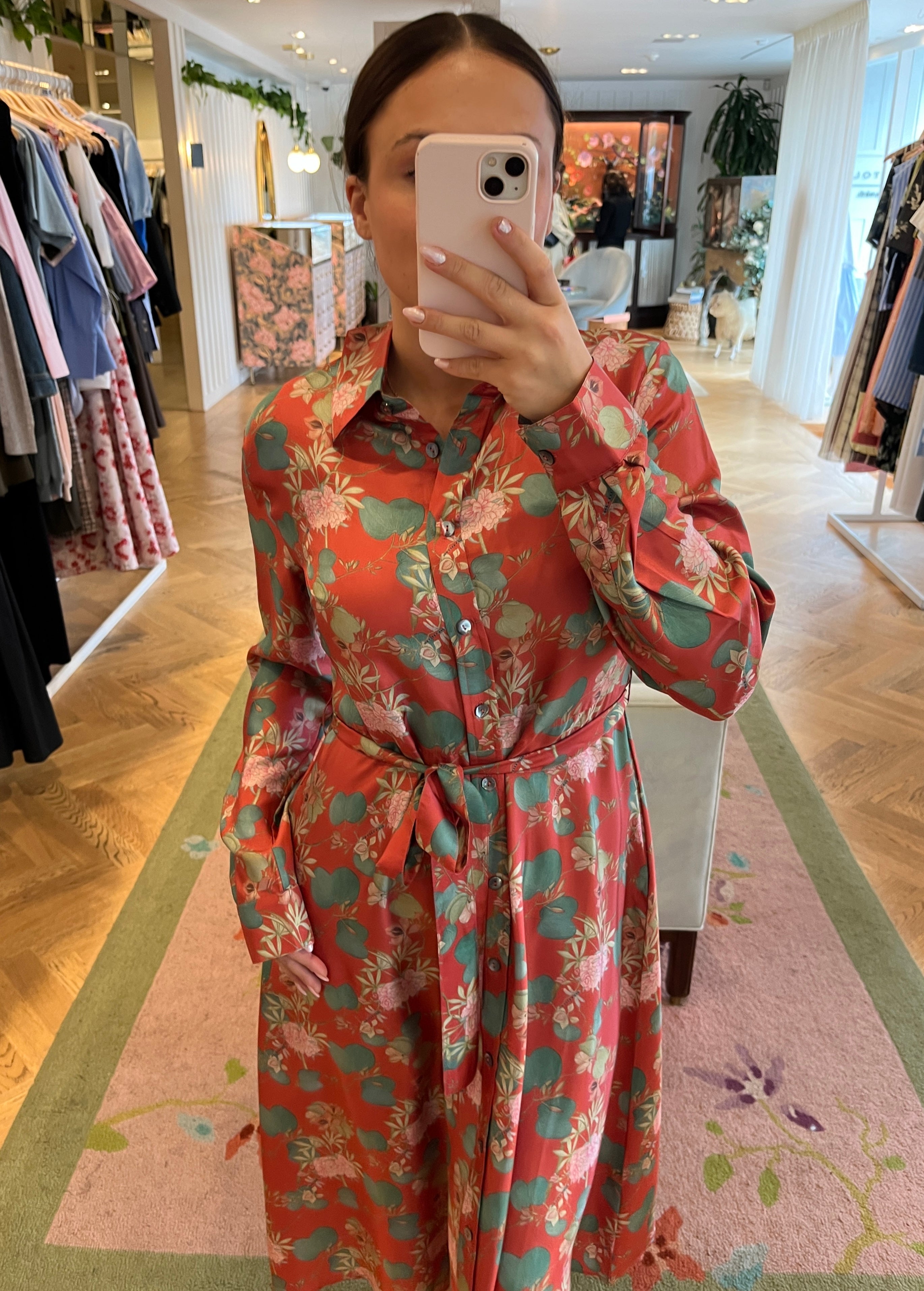 EMPORIO SIRENUSE | DRAGONFLY SILK SHIRTDRESS