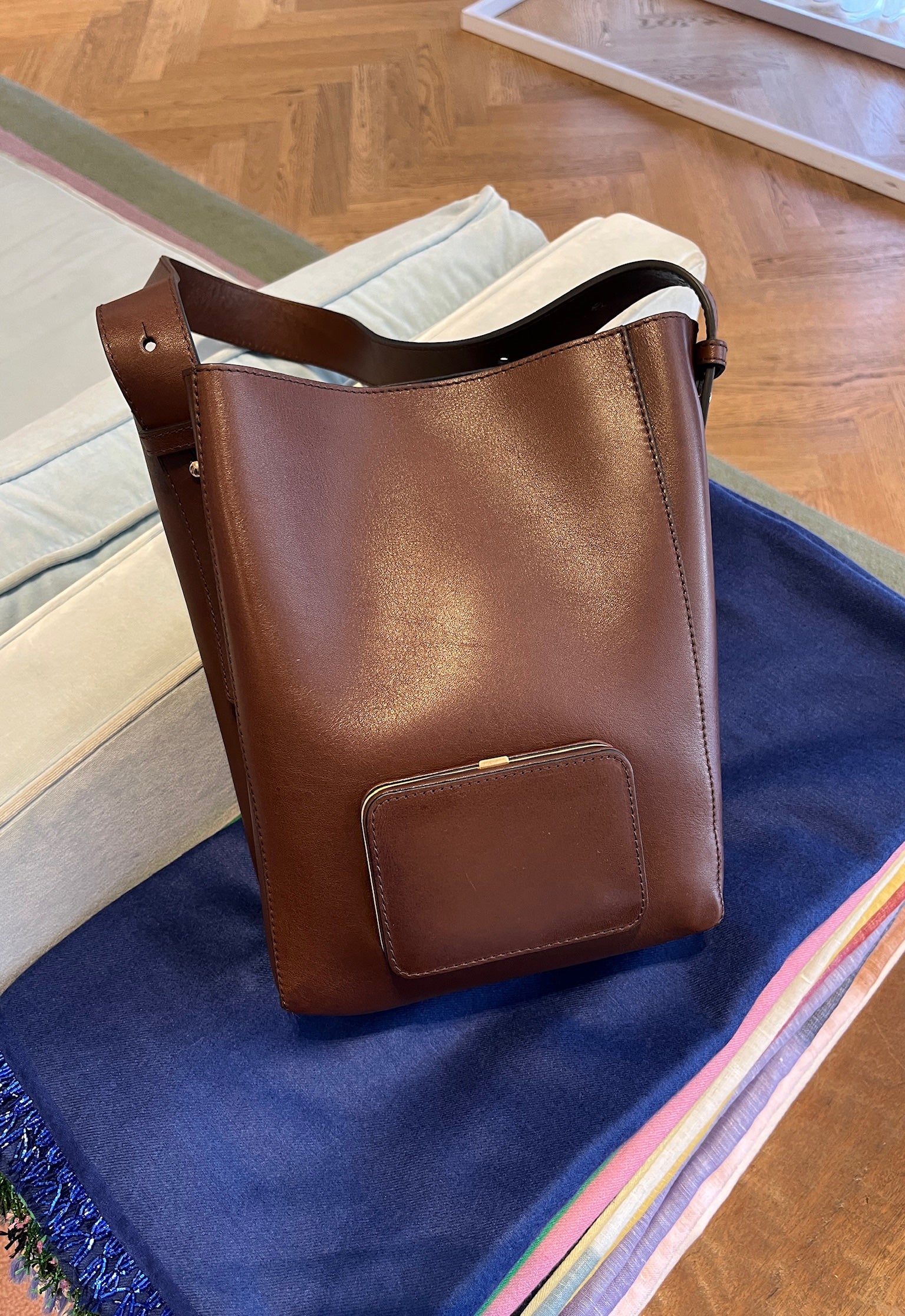 LUTZ MORRIS | LEATHER PARKER SOFT MED SHOULDER BAG