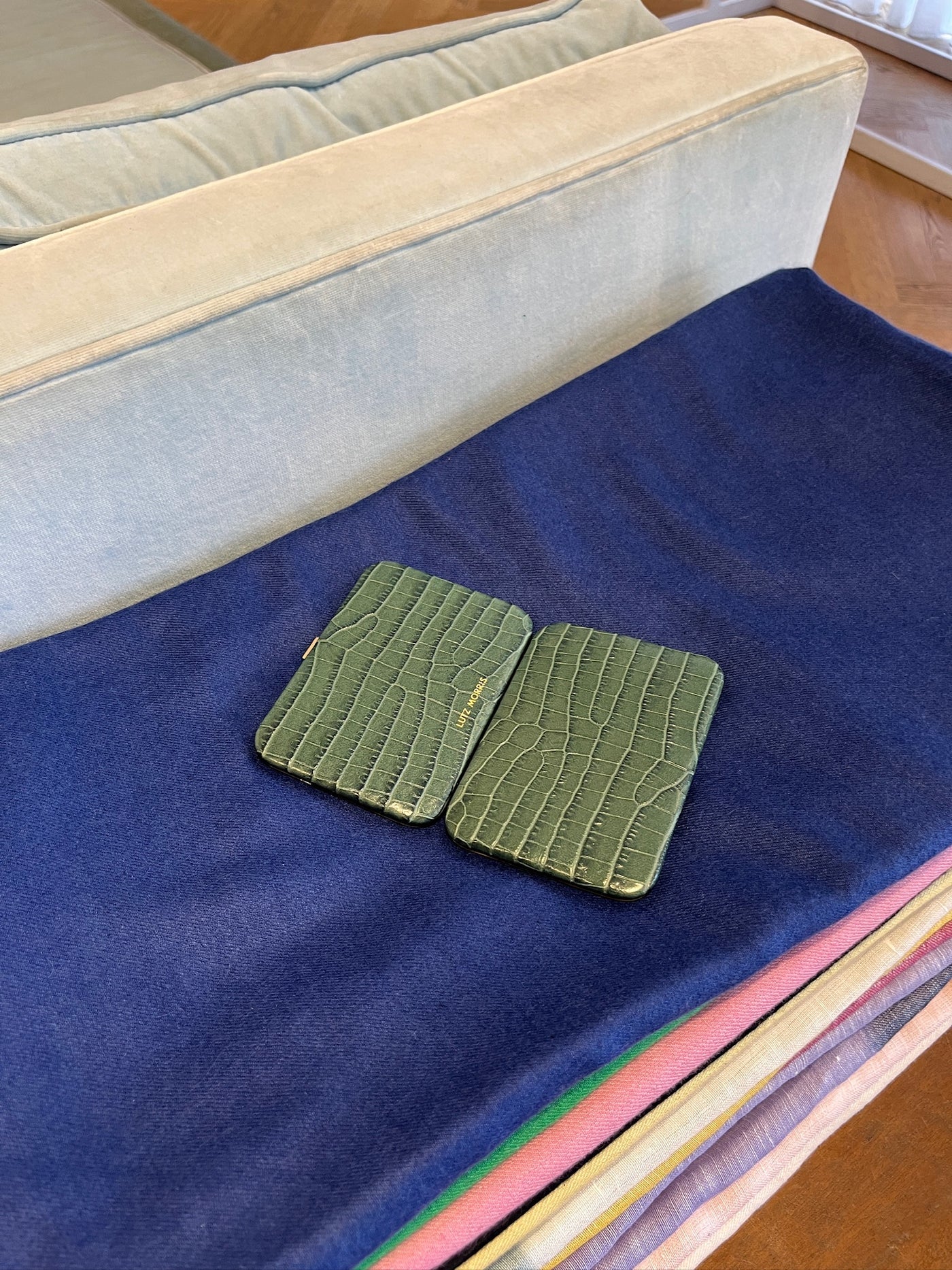 LUTZ MORRIS | CROCO NOLAN CARD HOLDER