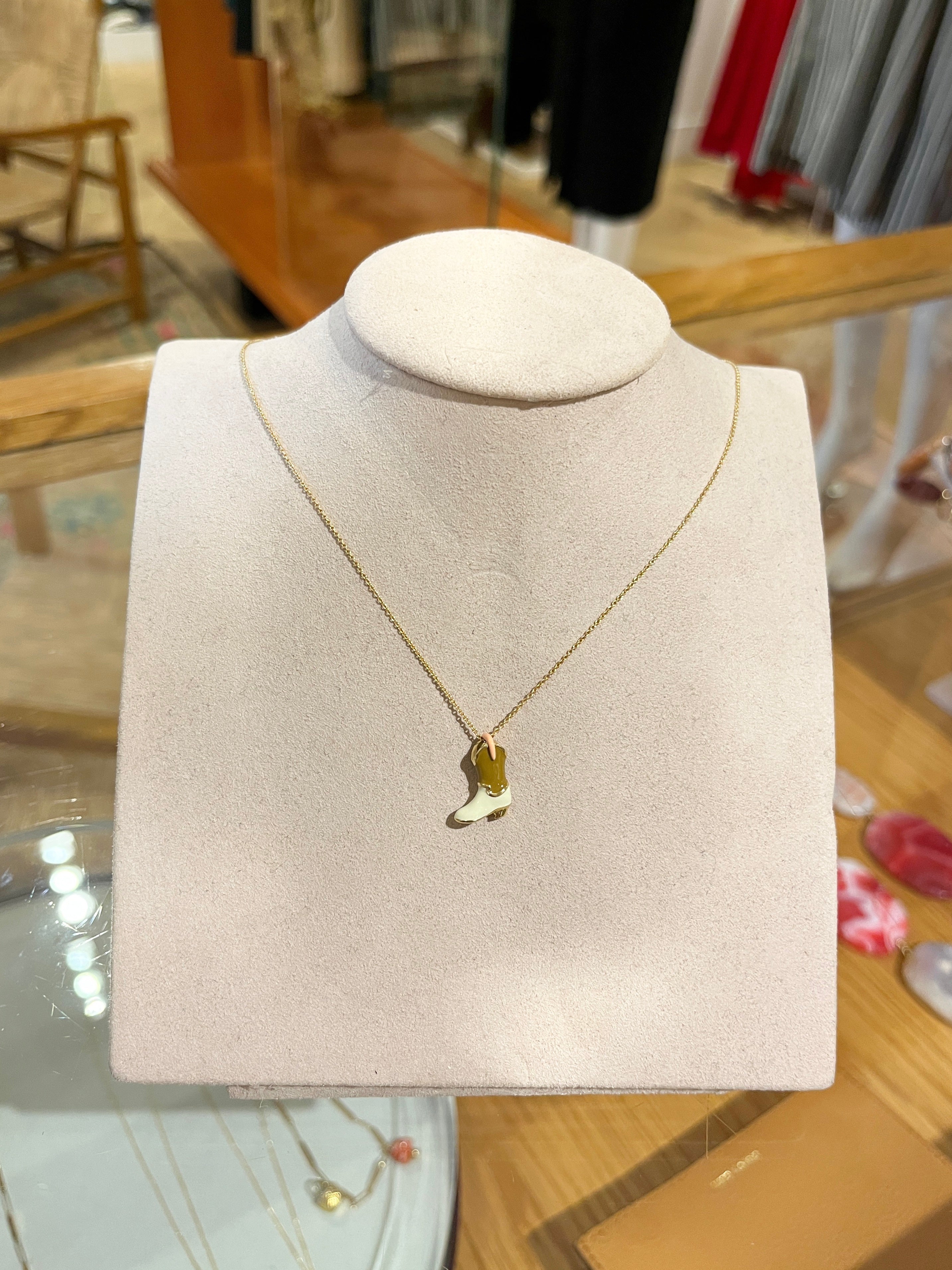 ALIITA | COWBOY BOOT NECKLACE