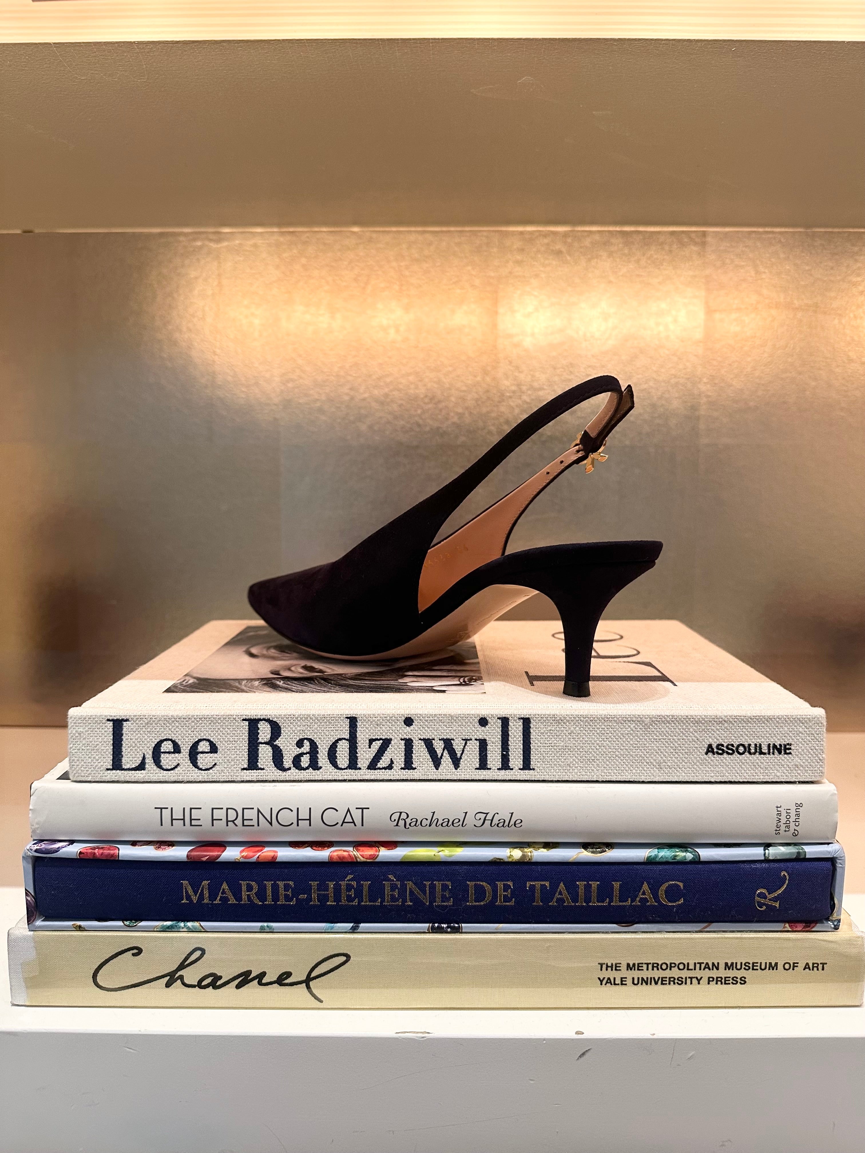GIANVITO ROSSI | SUEDE ROBBIE SLING BACK HEEL
