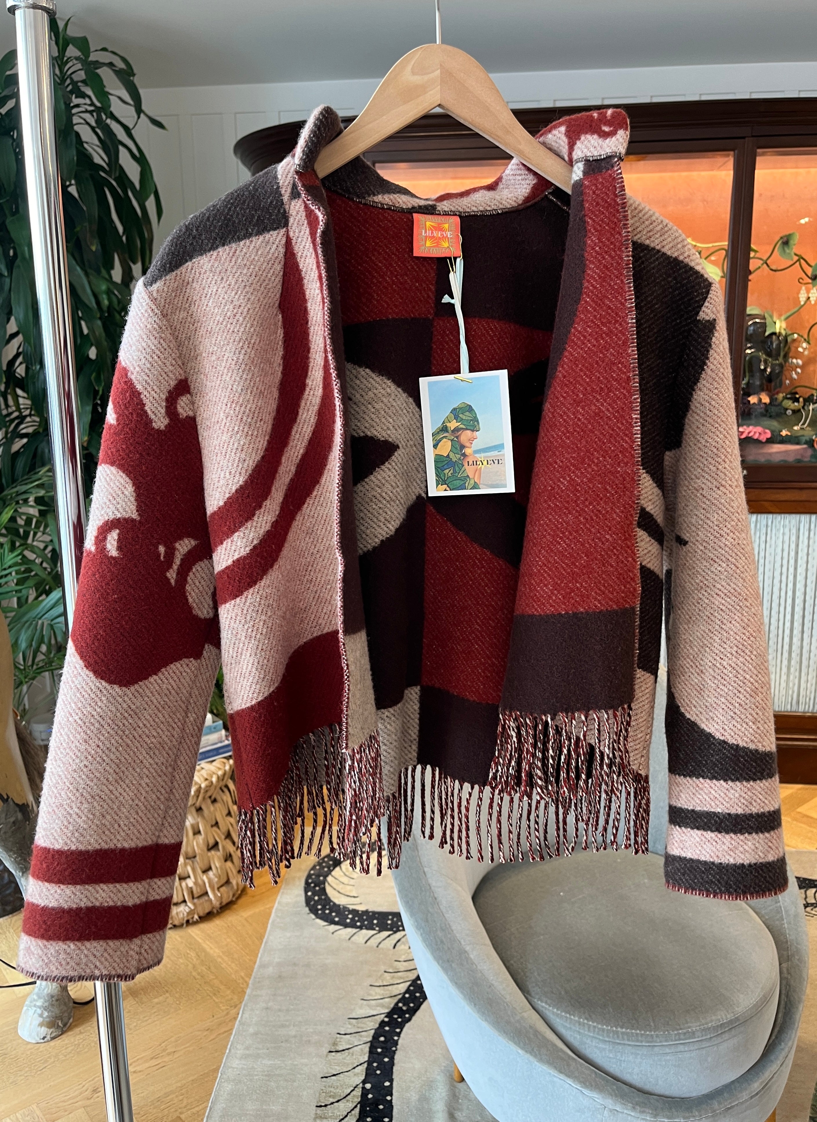 LILY EVE | LONG SLEEVE FRINGE JACKET