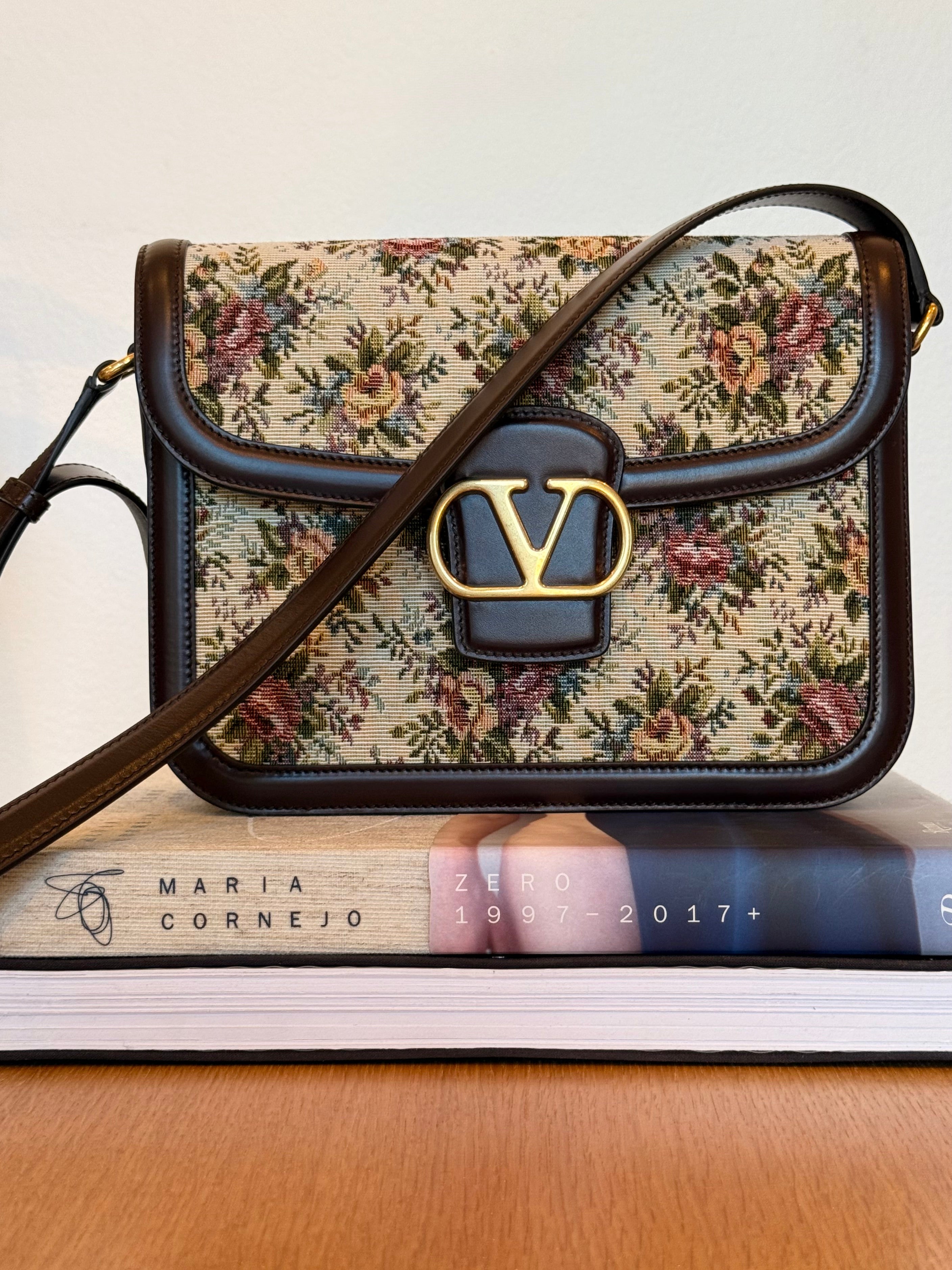 VALENTINO | 9 TO 5 JACQUARD SHOULDER BAG