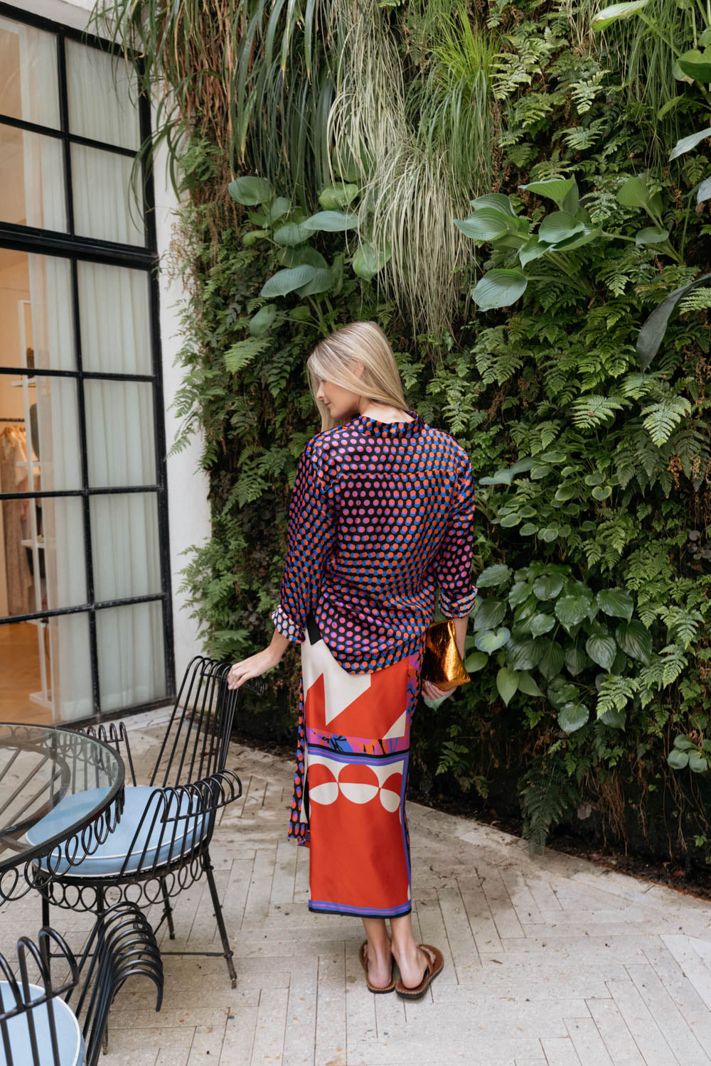 DRIES VAN NOTEN | POLKA DOT SHIRT | WOMEN'S LUXURY DESIGNER CLOTHING, SHOES, HANDBAGS & JEWELRY | CAPITOL CHARLOTTE, NC & BRENTWOOD, CA