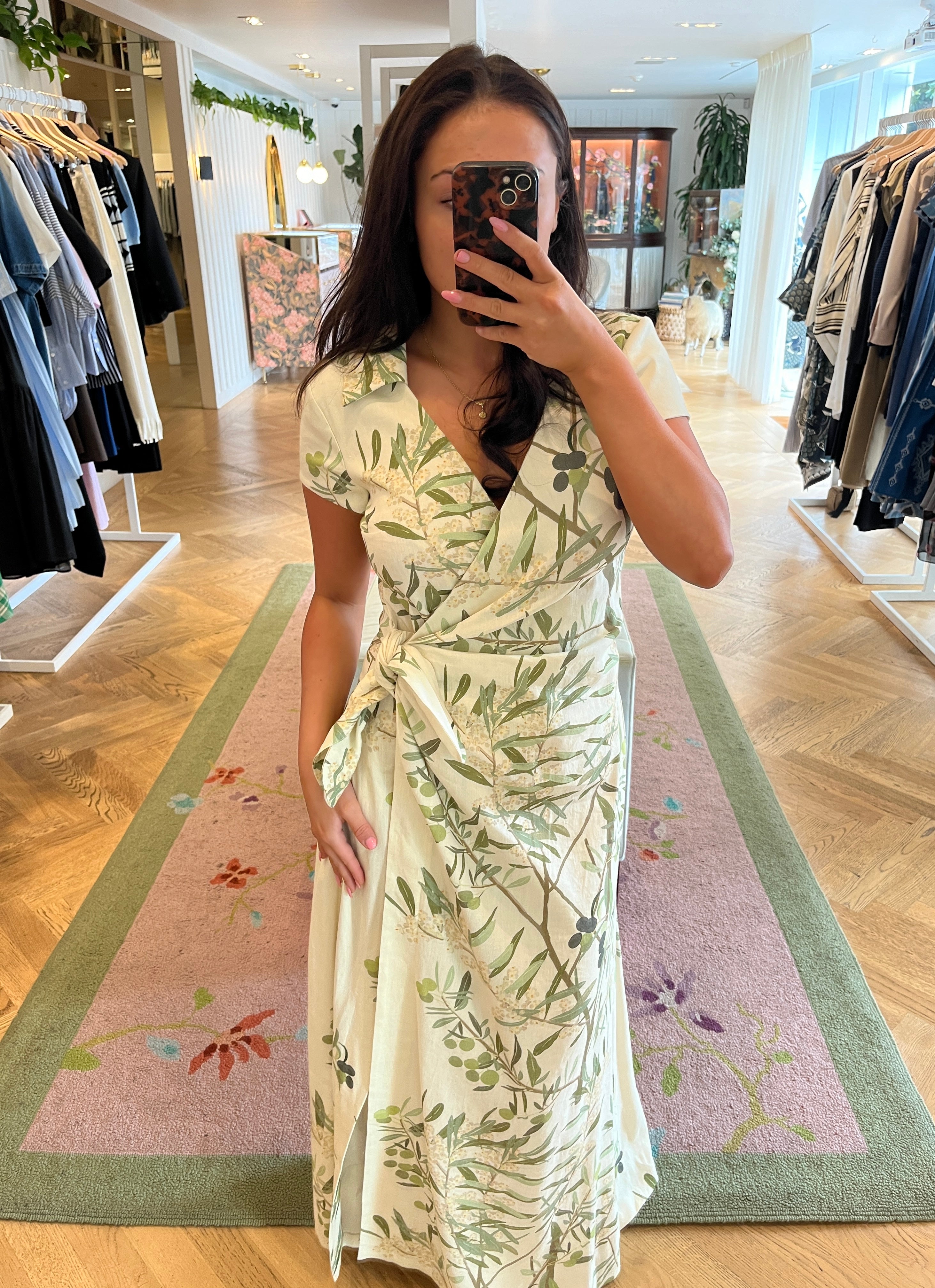 BERNADETTE | MARA PRINTED WRAP DRESS