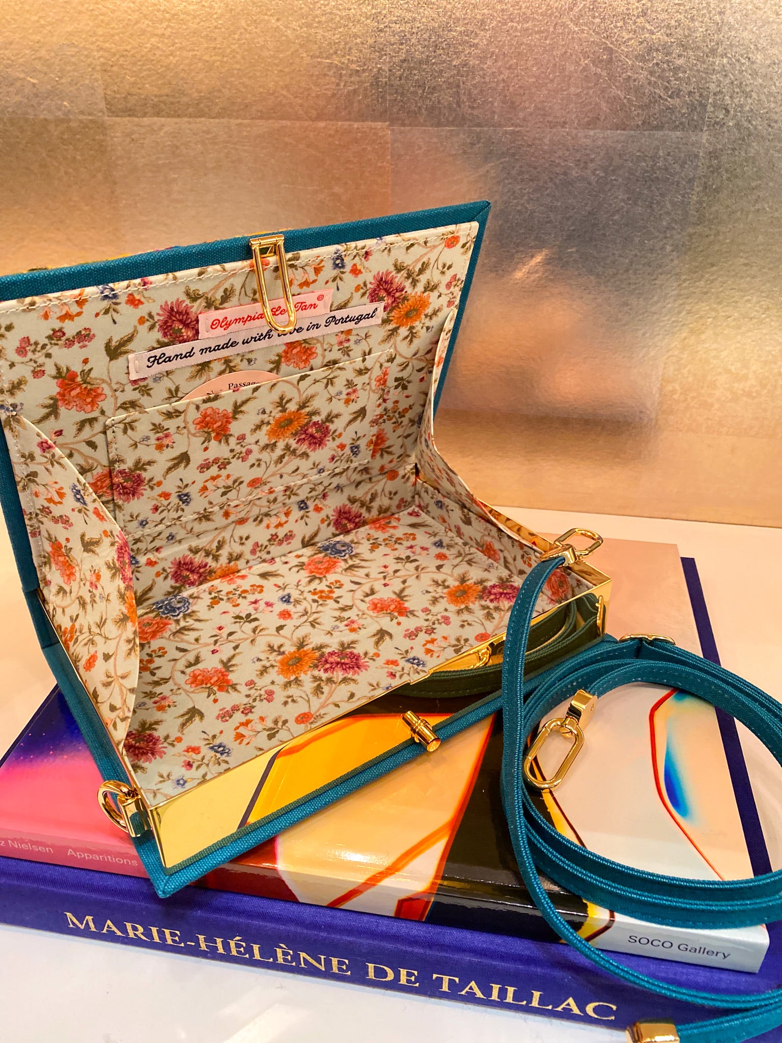 OLYMPIA LE TAN | ANGEL STRAPPED BOOK CLUTCH