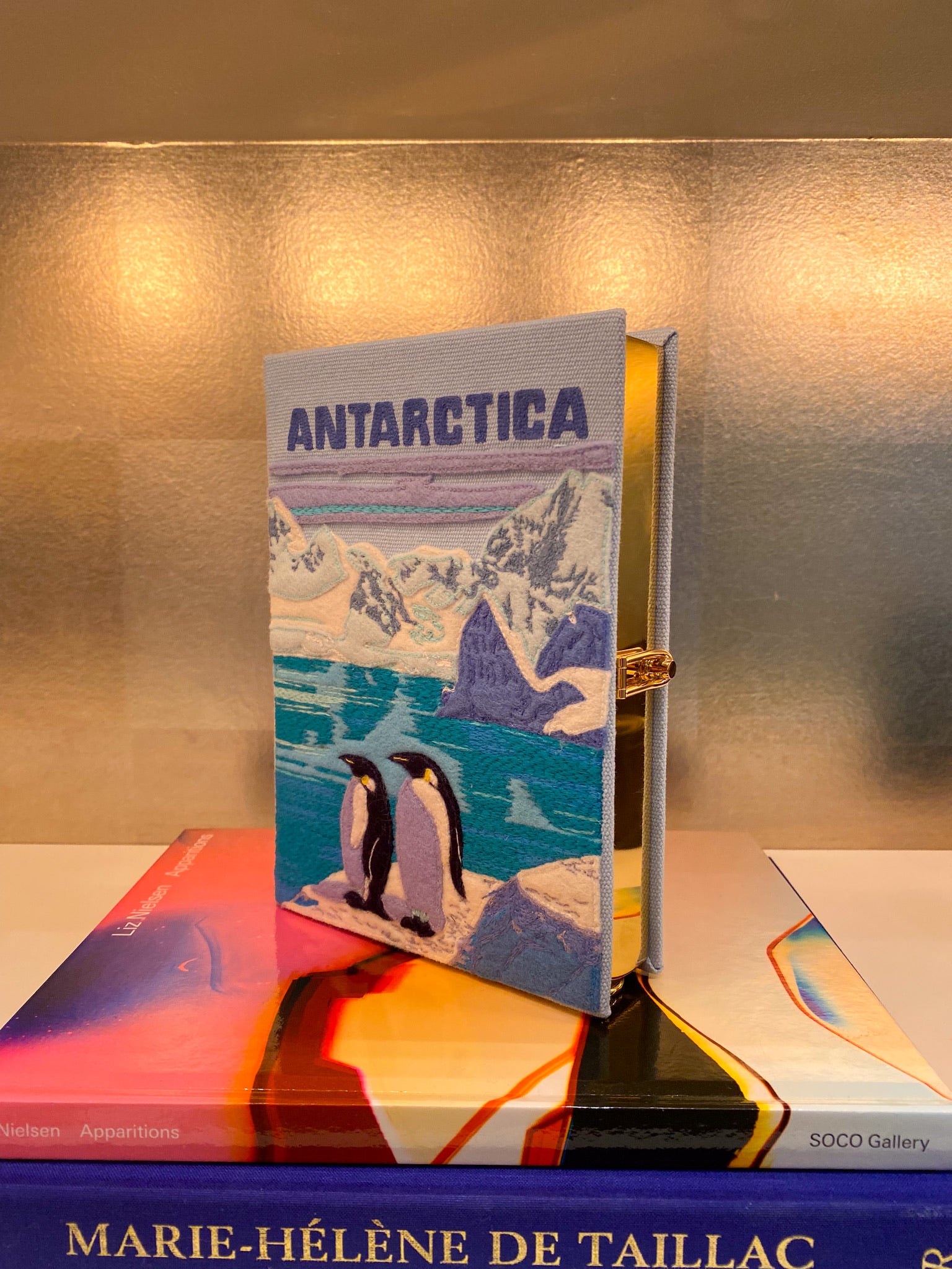 OLYMPIA LE TAN | ANTARTICA STRAPPED BOOK CLUTCH