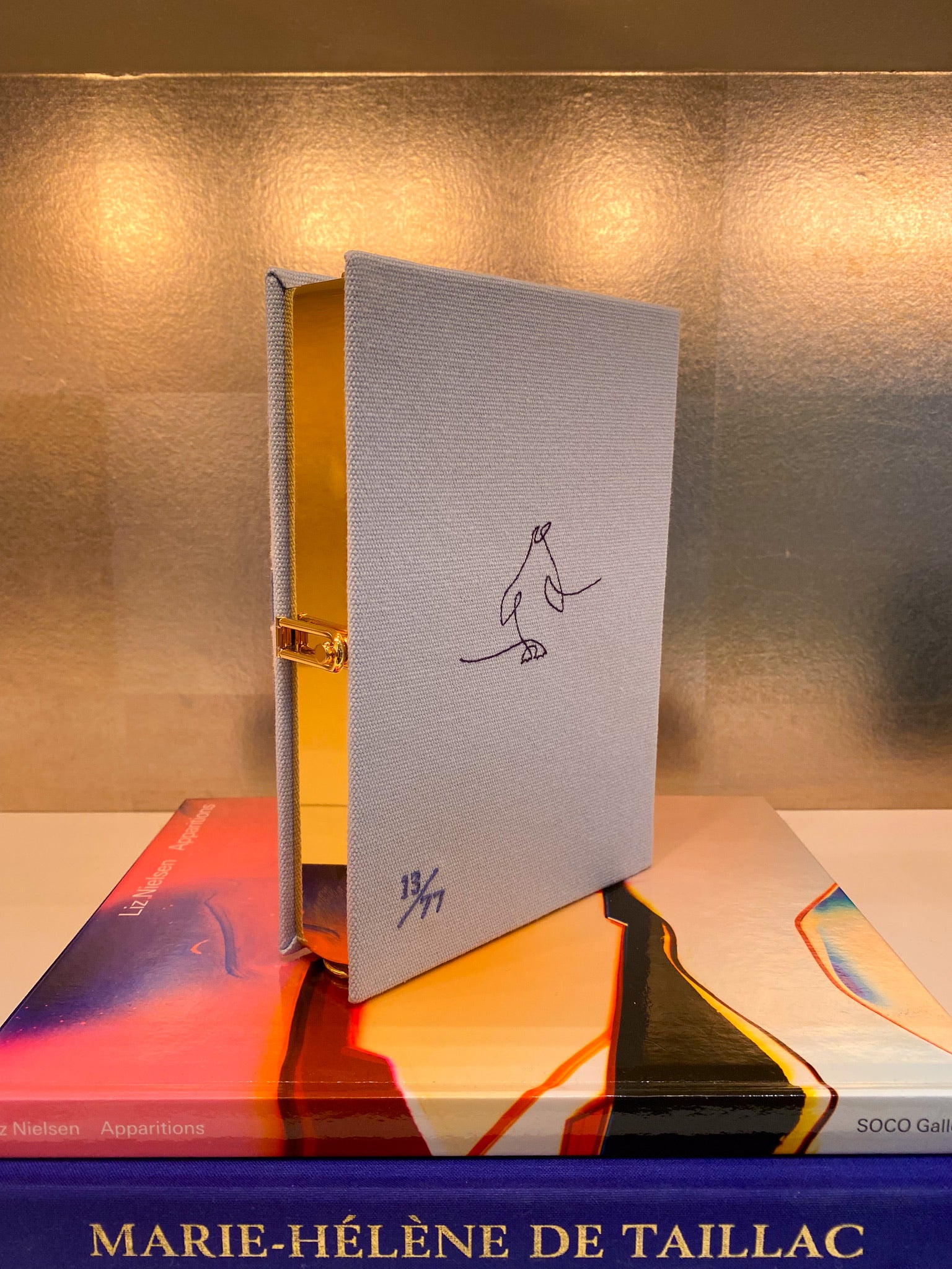 OLYMPIA LE TAN | ANTARTICA STRAPPED BOOK CLUTCH