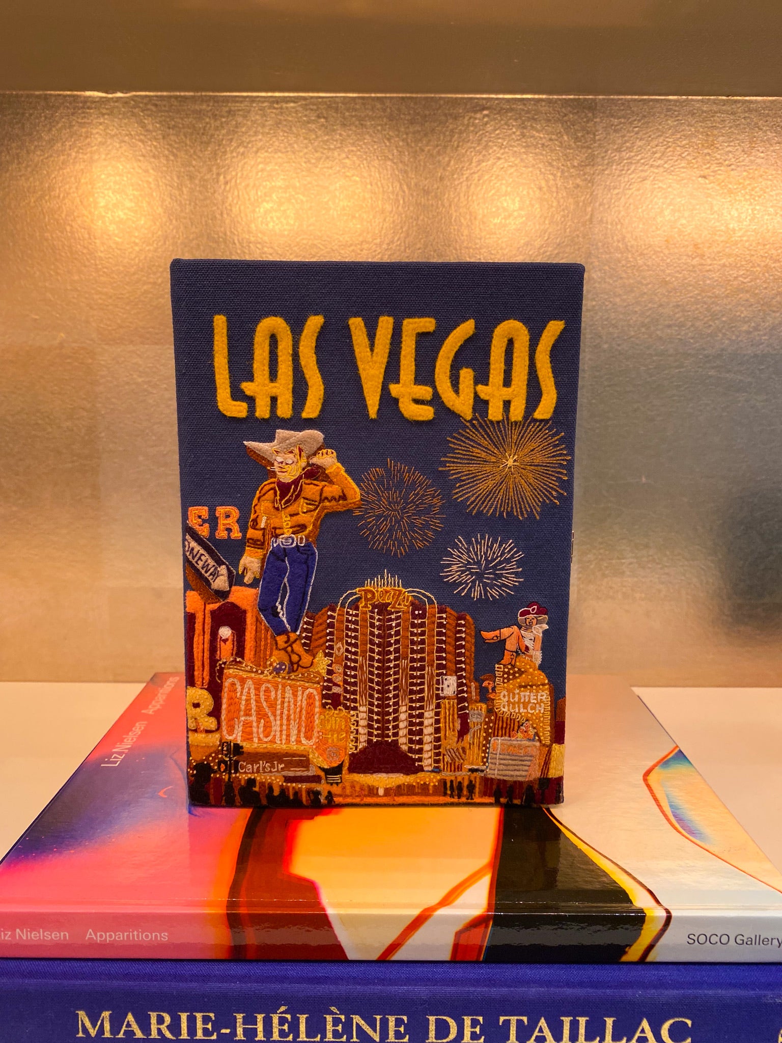 OLYMPIA LE TAN | LAS VEGAS STRAPPED BOOK CLUTCH