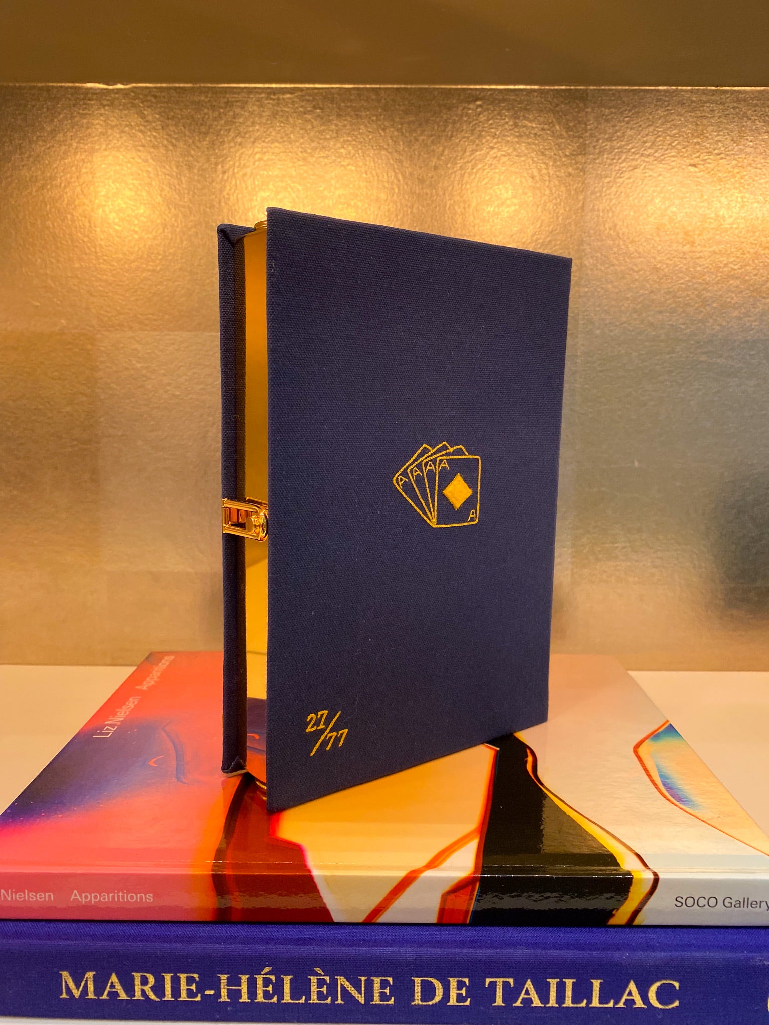 OLYMPIA LE TAN | LAS VEGAS STRAPPED BOOK CLUTCH