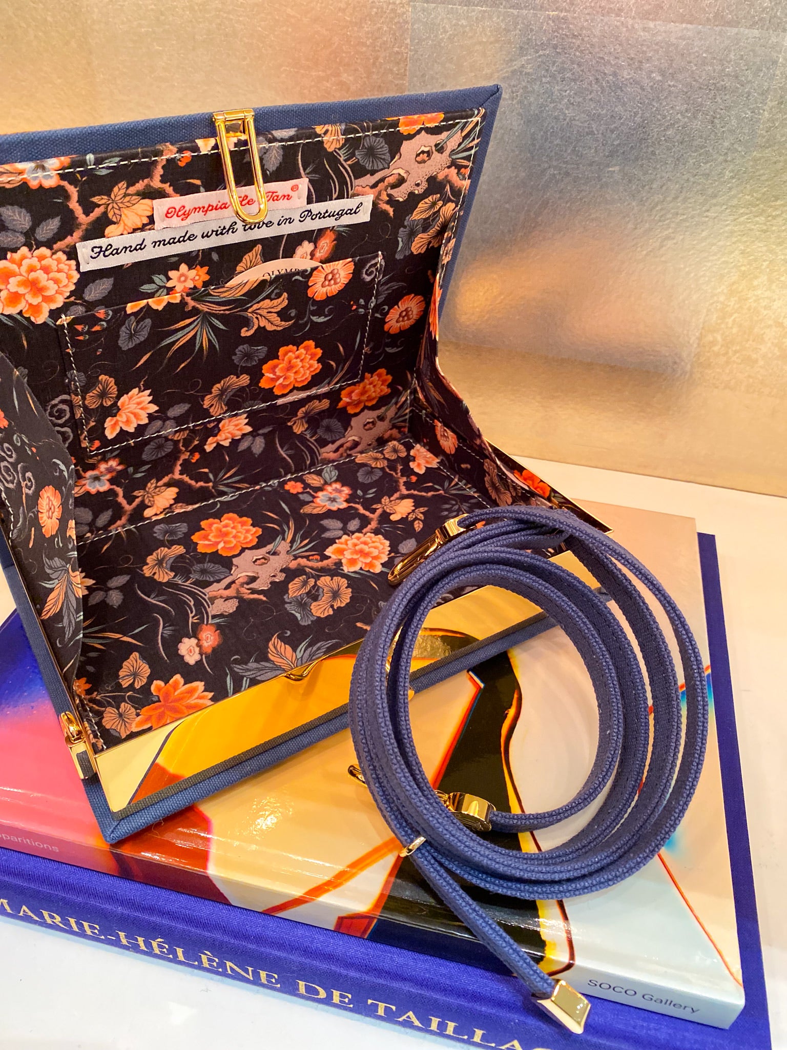 OLYMPIA LE TAN | LAS VEGAS STRAPPED BOOK CLUTCH