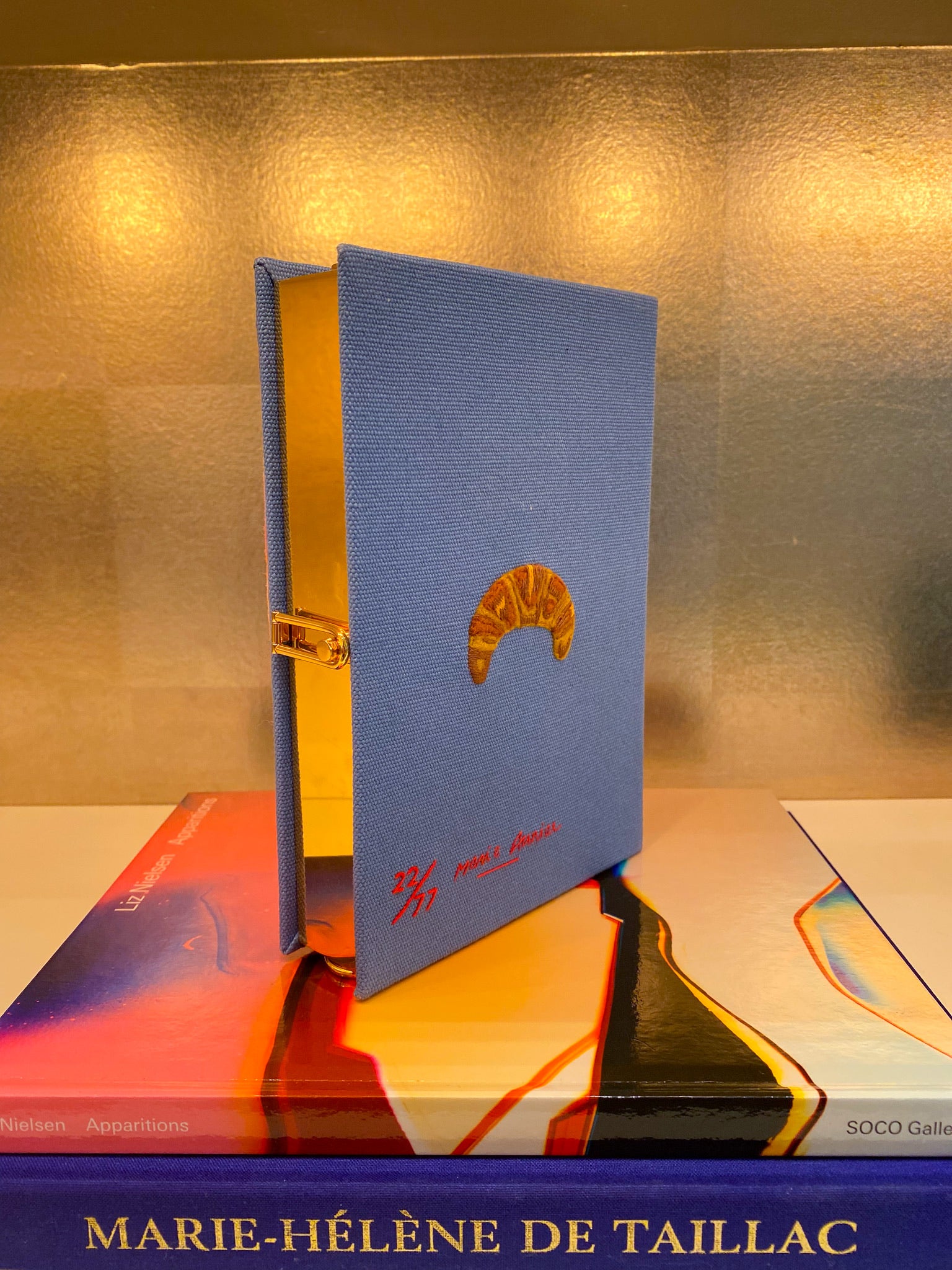 OLYMPIA LE TAN | PARIS MON AMOUR STRAPPED BOOK CLUTCH