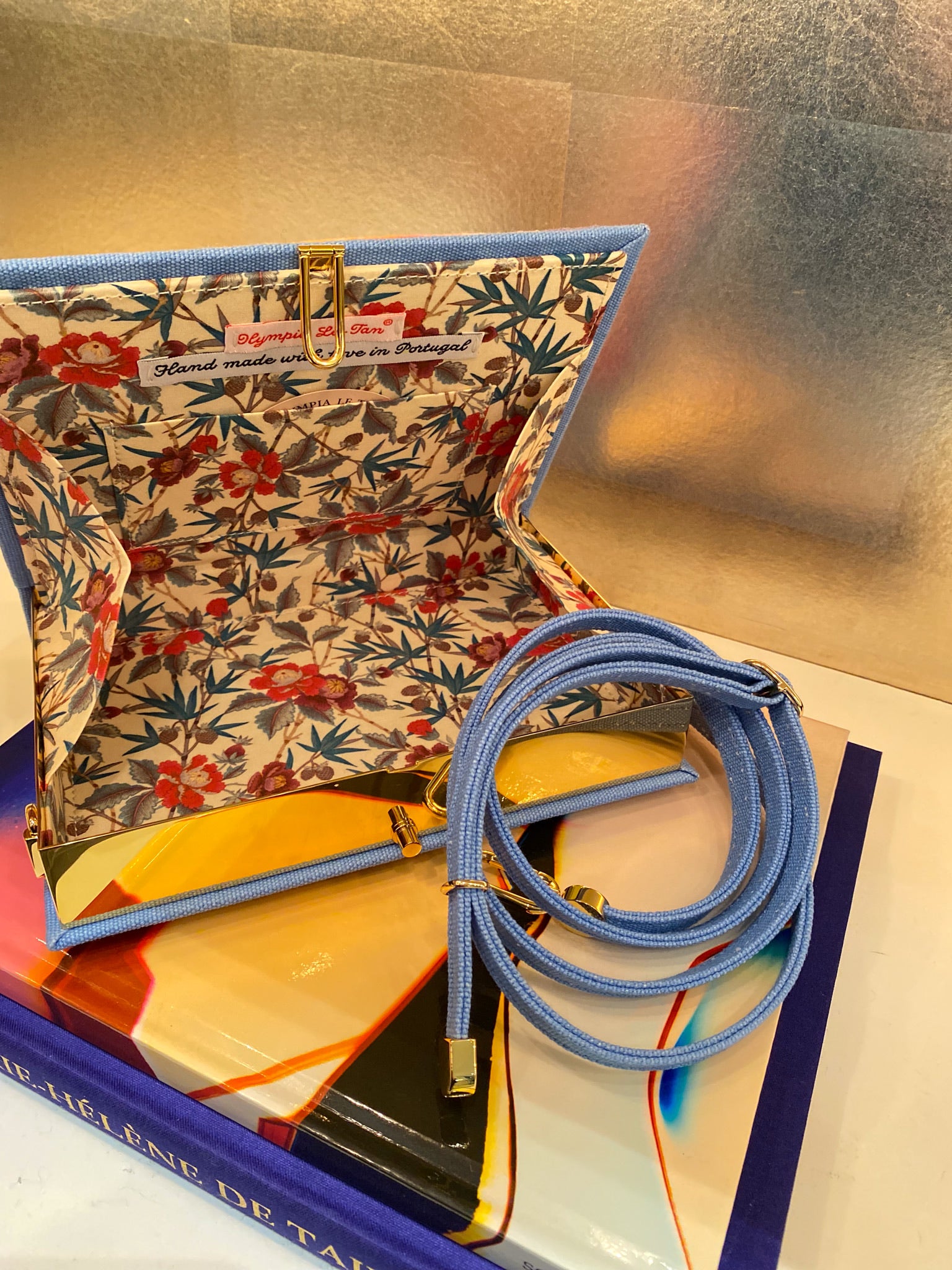 OLYMPIA LE TAN | PARIS MON AMOUR STRAPPED BOOK CLUTCH