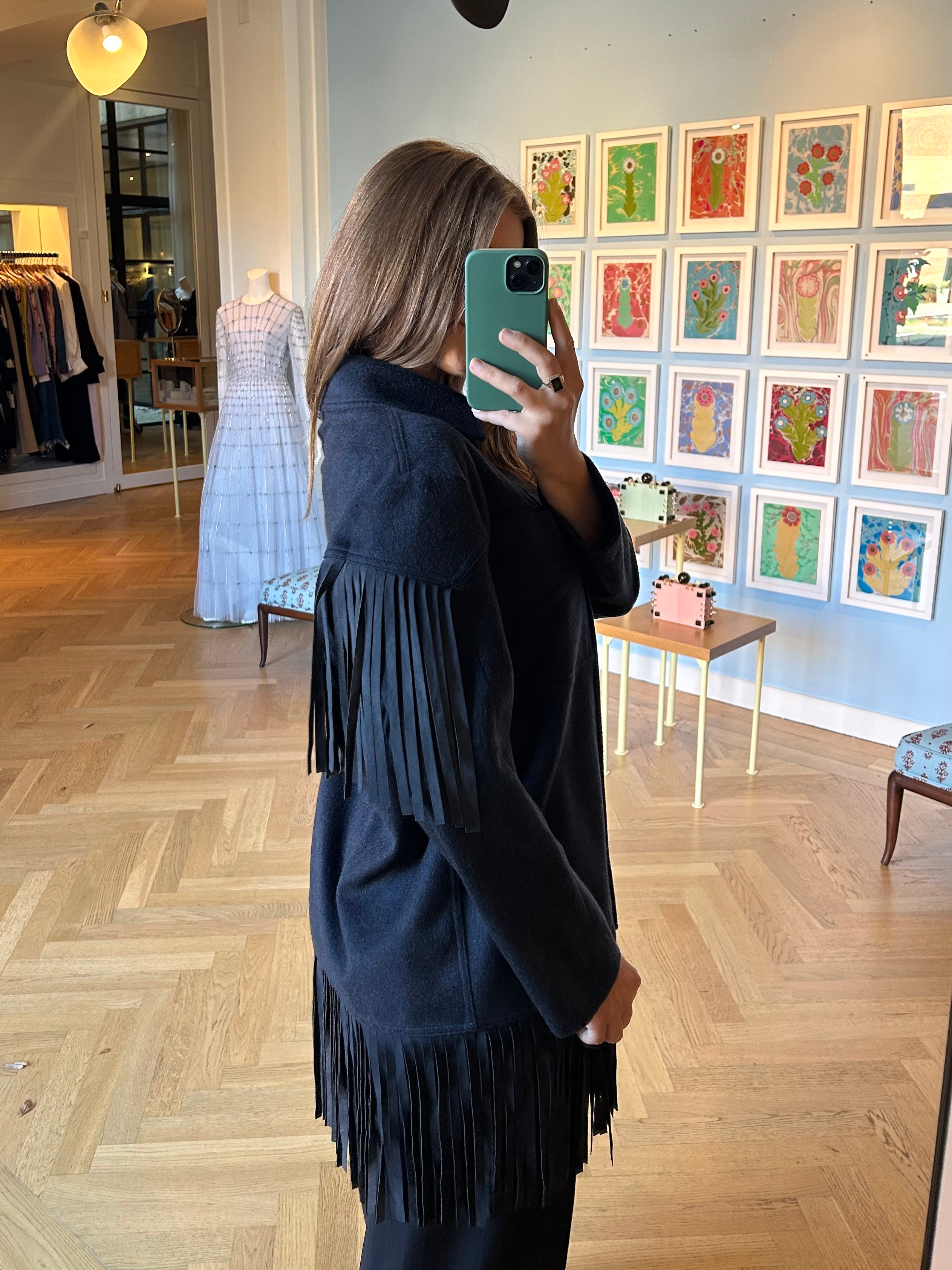 TWP | CASHMERE TANGLED UP FRINGE JACKET