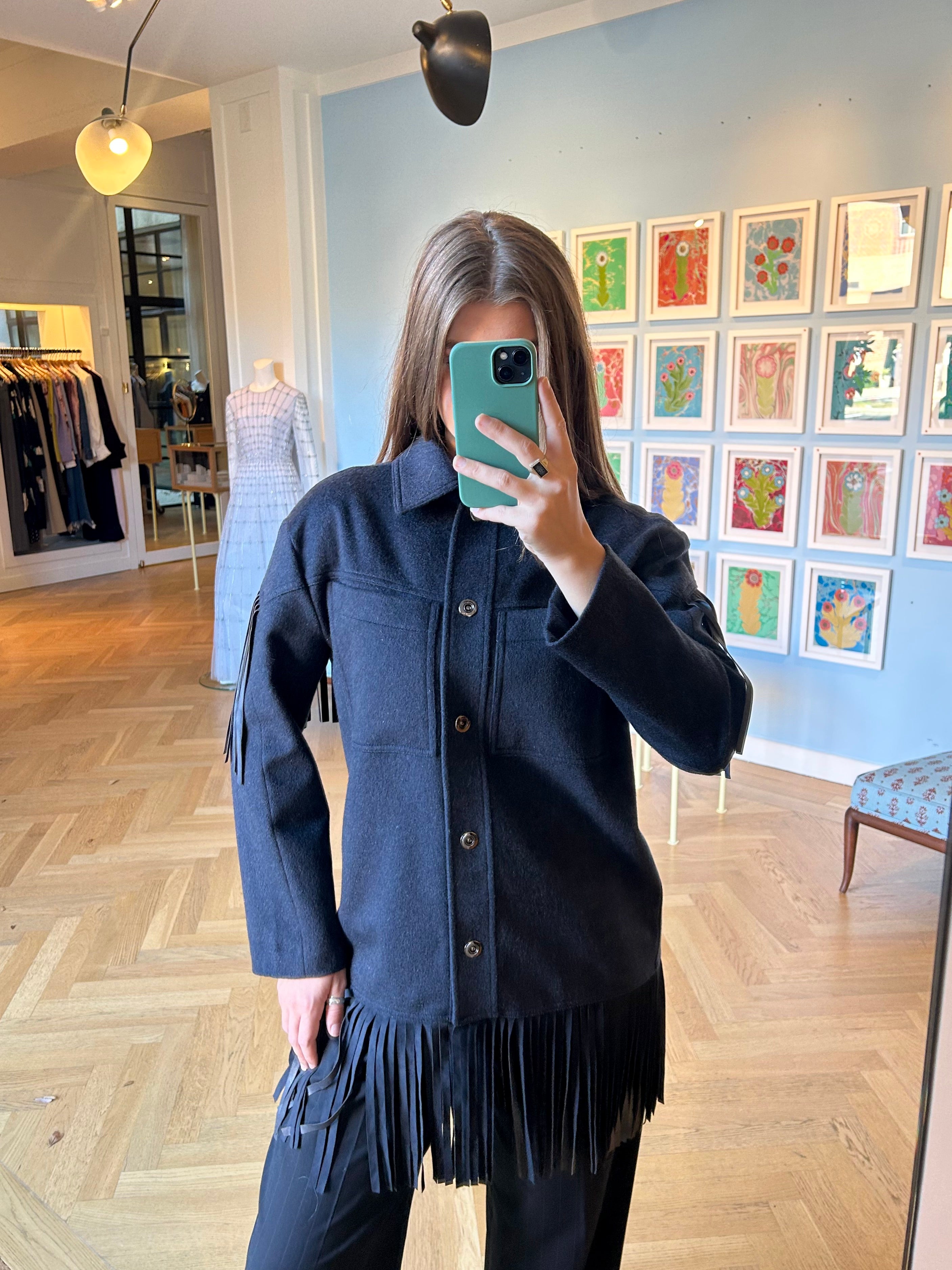 TWP | CASHMERE TANGLED UP FRINGE JACKET