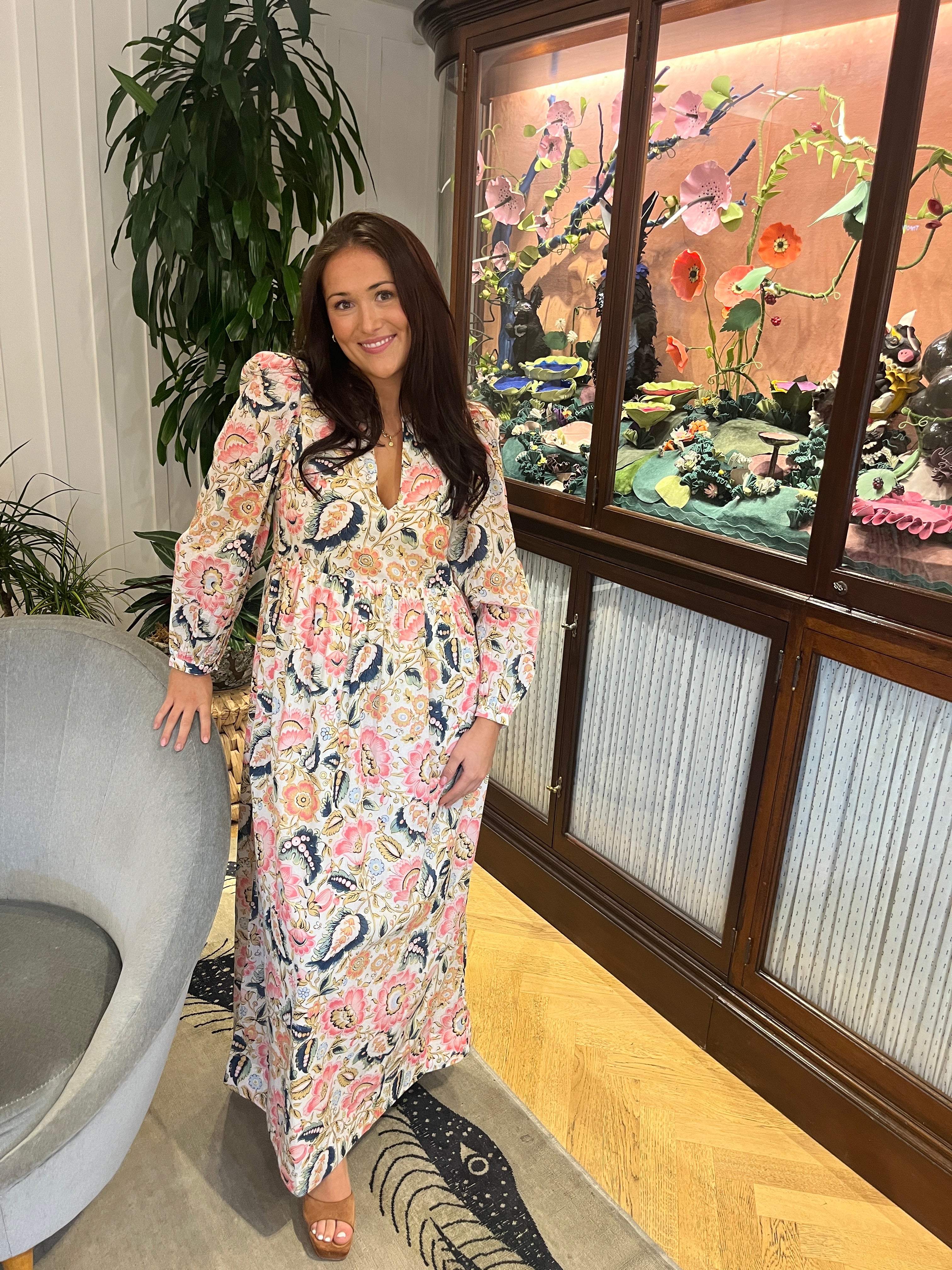 ALIX OF BOHEMIA | WINIFRED MELON BLOOM DRESS