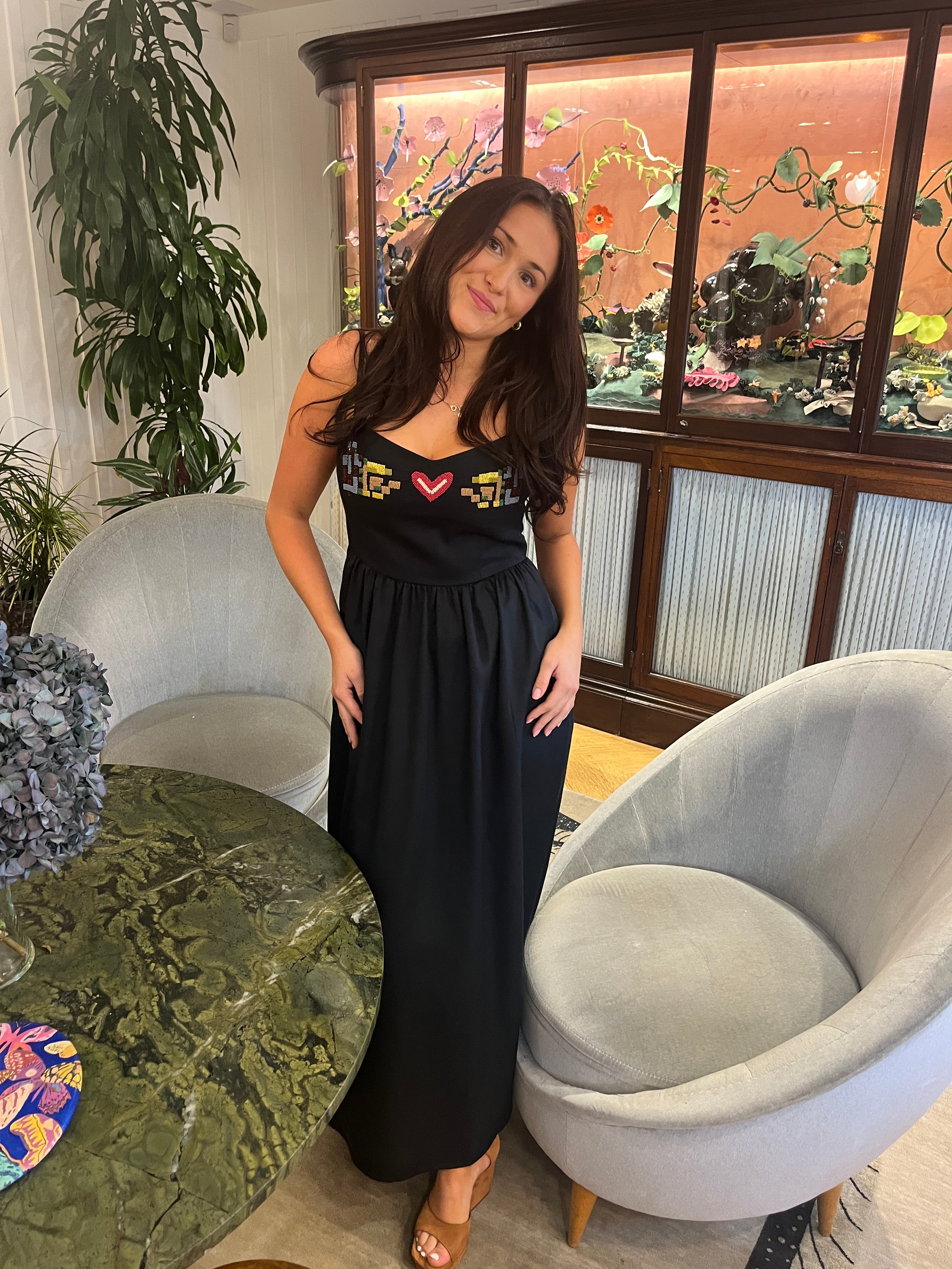 ALIX OF BOHEMIA | ABSTRACT BLOOM DRESS