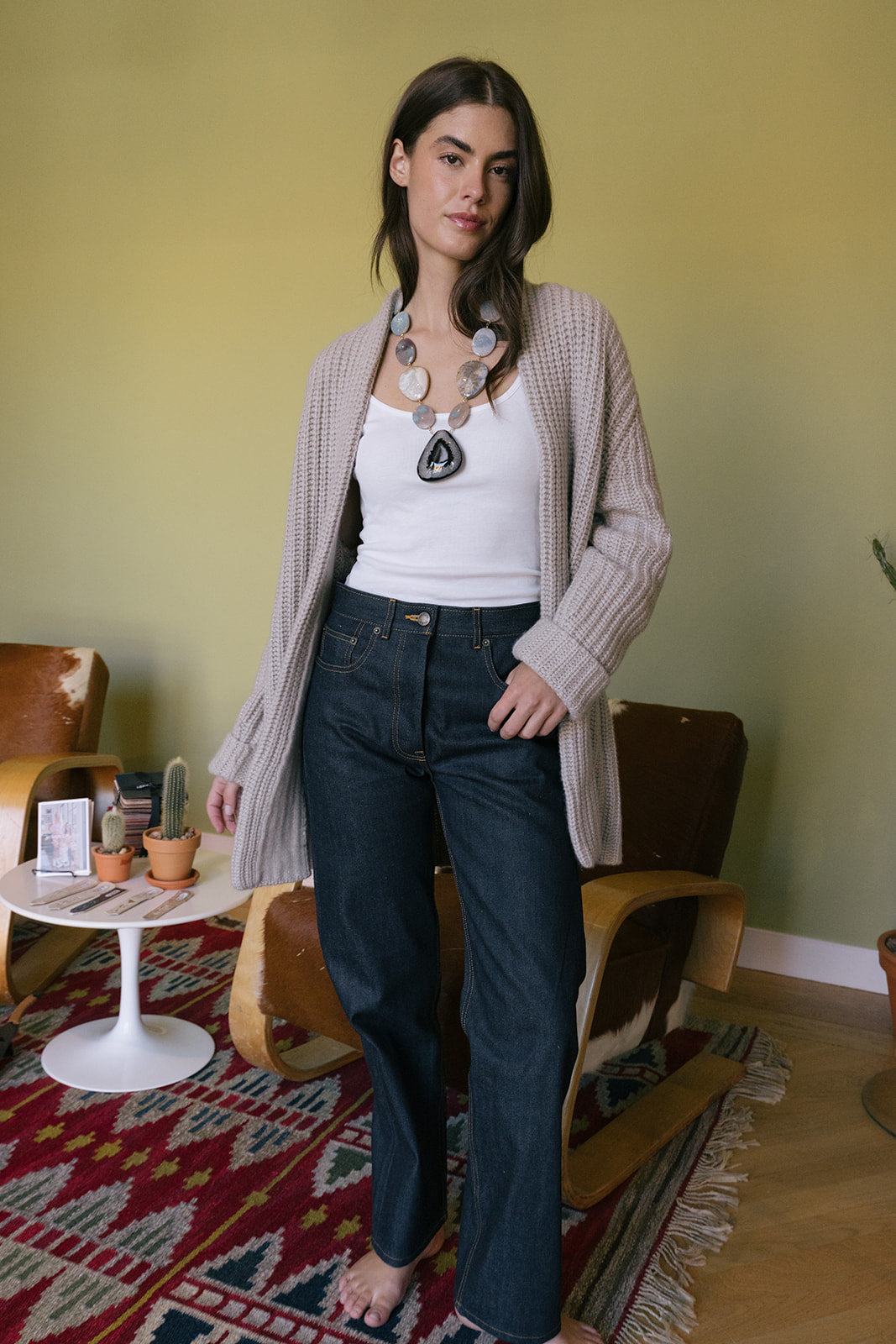 JODY CANDRIAN | TRIOLITE LESIOLITE, OCEAN JASPER AND BRAZILIAN AGATE DRUSY NECKLACE | WOMEN'S LUXURY DESIGNER CLOTHING, SHOES, HANDBAGS & JEWELRY | CAPITOL CHARLOTTE, NC & BRENTWOOD, CA