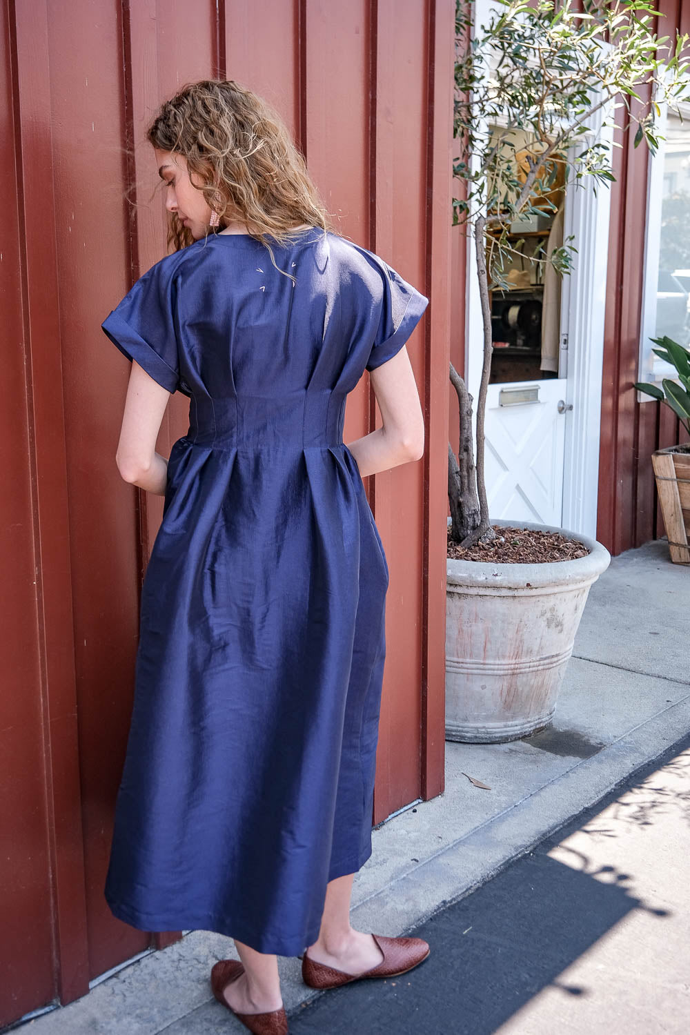 KIKA VARGAS | TSIGE MIDI DRESS | WOMEN'S LUXURY DESIGNER CLOTHING, JEWELRY & ACCESSORIES | CAPITOL CHARLOTTE, NC & BRENTWOOD, CA